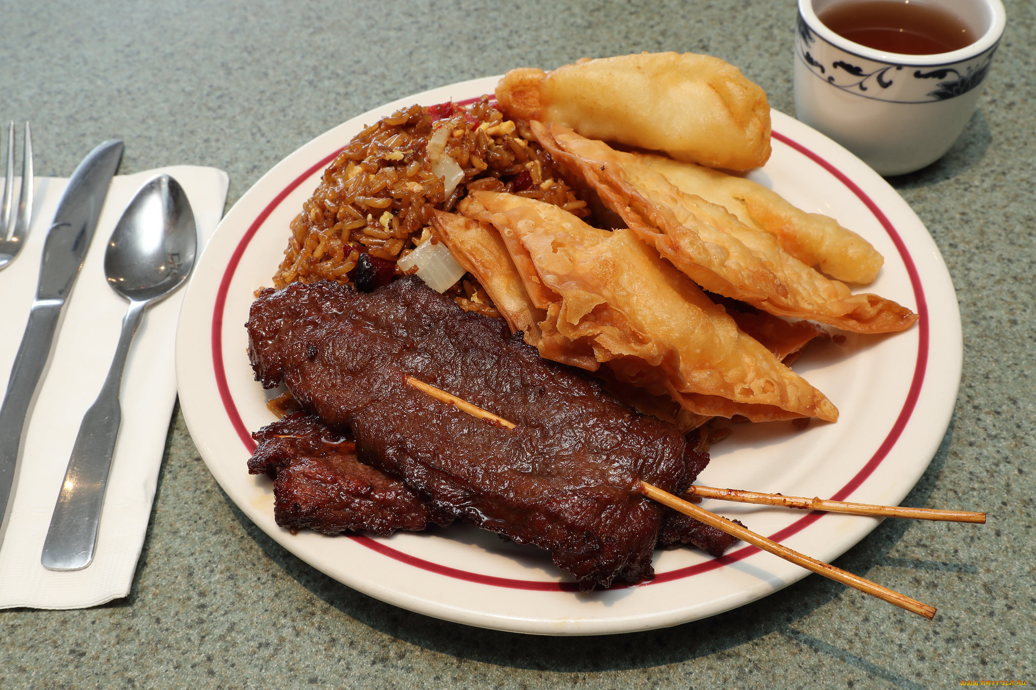 еда, мясные, блюда, гарнир, мясо