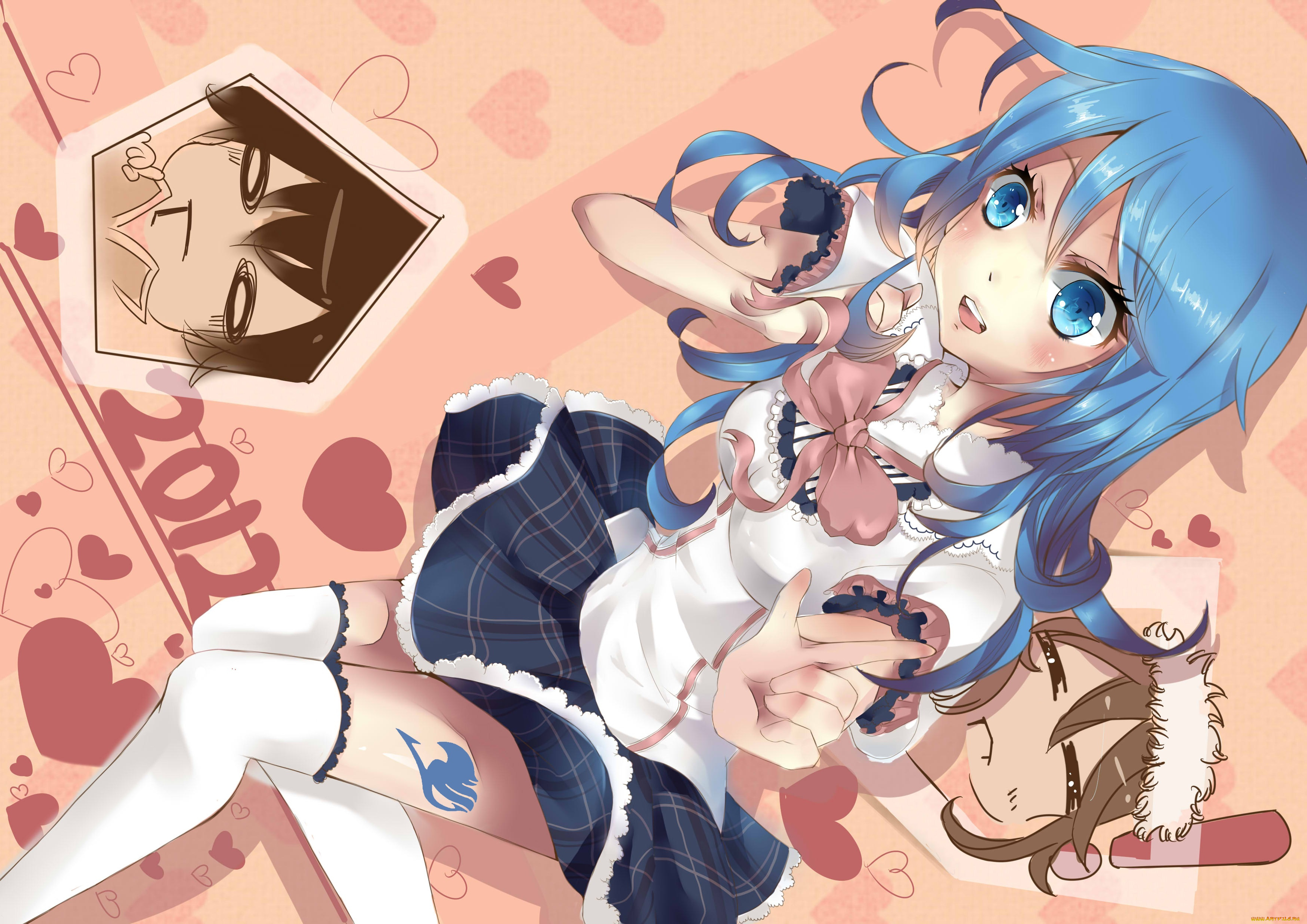 аниме, fairy, tail, джувия