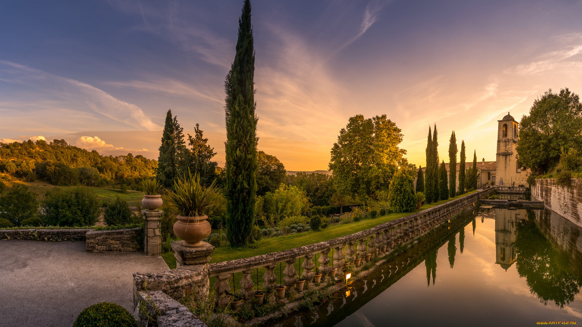 mane, village, города, -, пейзажи, простор