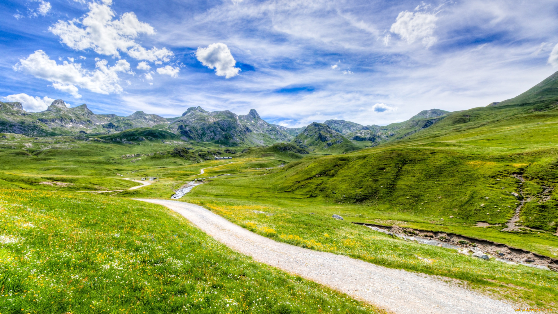 природа, дороги, простор