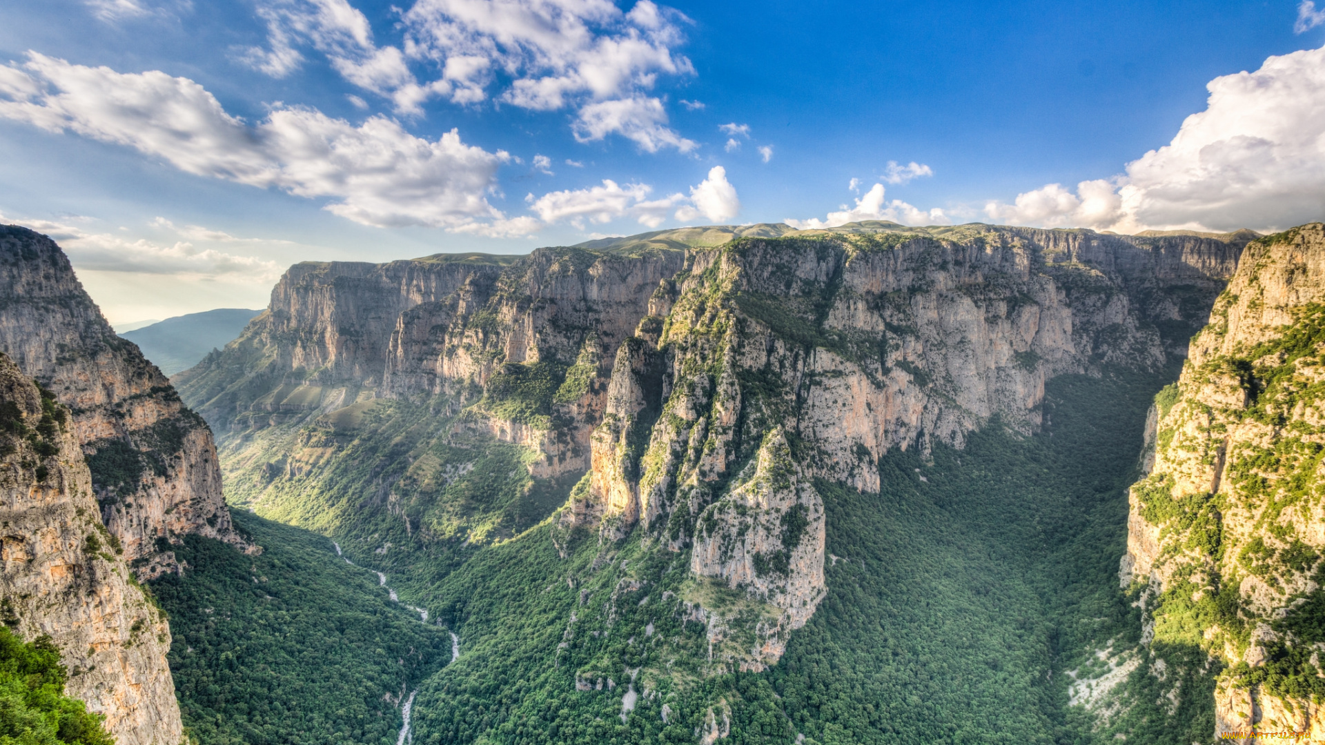 природа, горы, простор