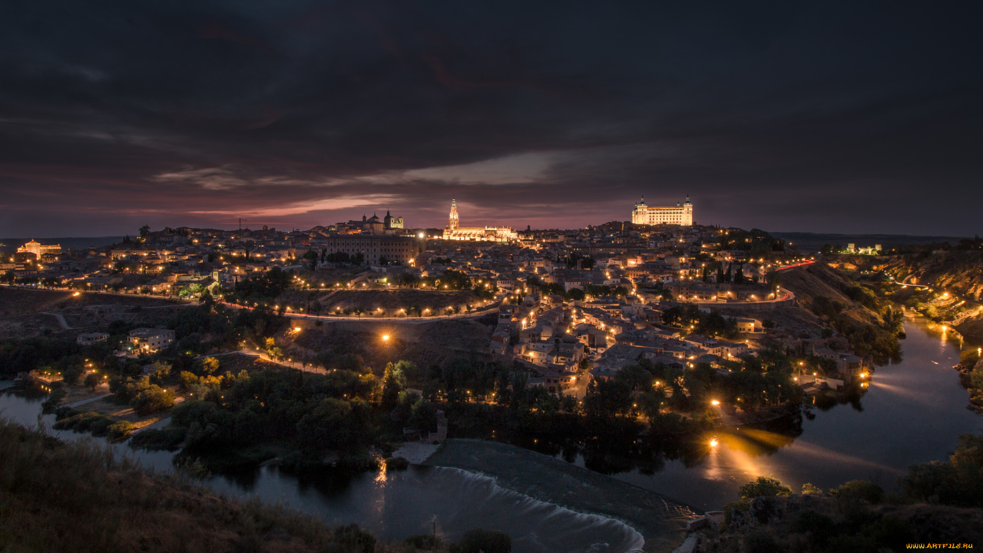 toledo, города, толедо, , испания, простор