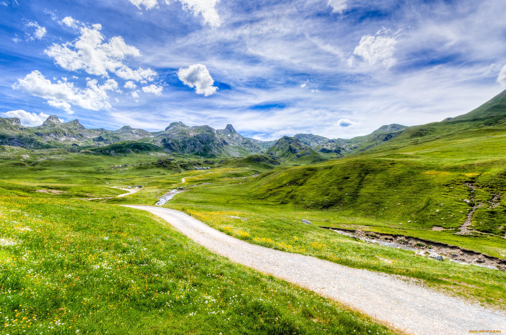 природа, дороги, простор