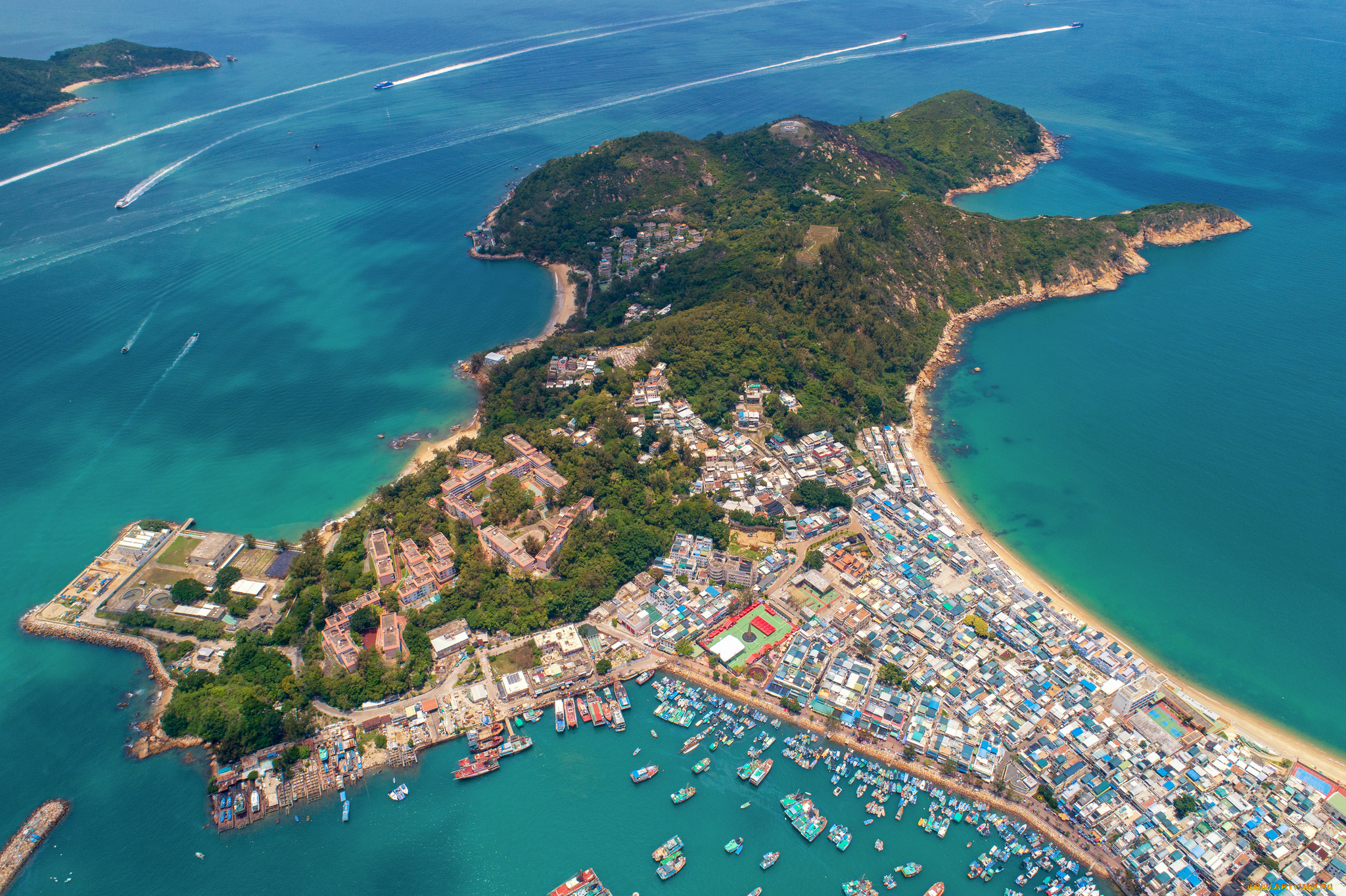 cheung, chau, города, -, панорамы, простор