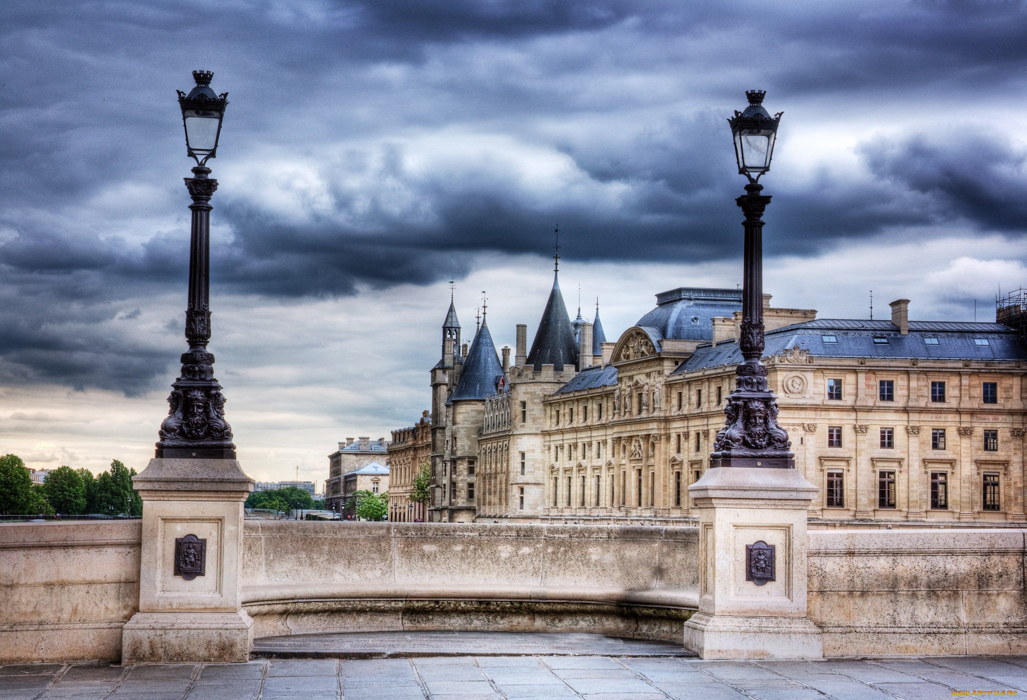 conciergerie, in, paris, города, париж, , франция, простор