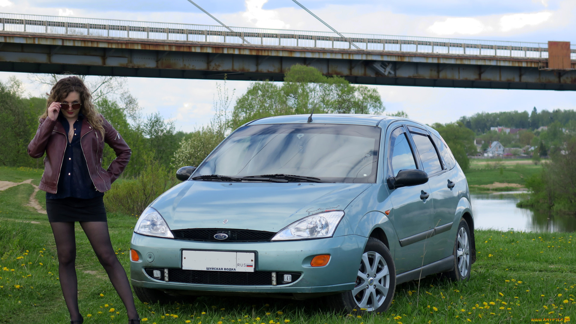 автомобили, -авто, с, девушками, ford, focus