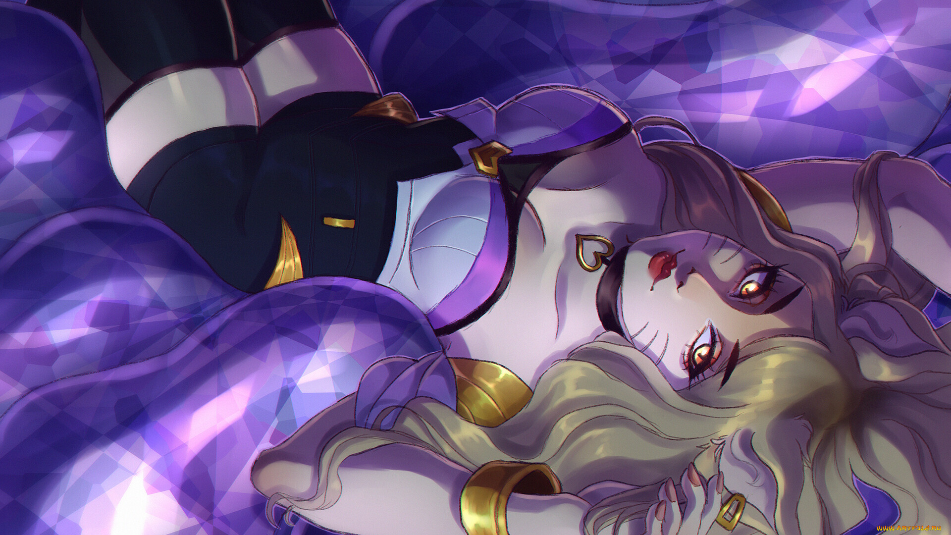 видео, игры, league, of, legends, ари, блондинка, хвосты