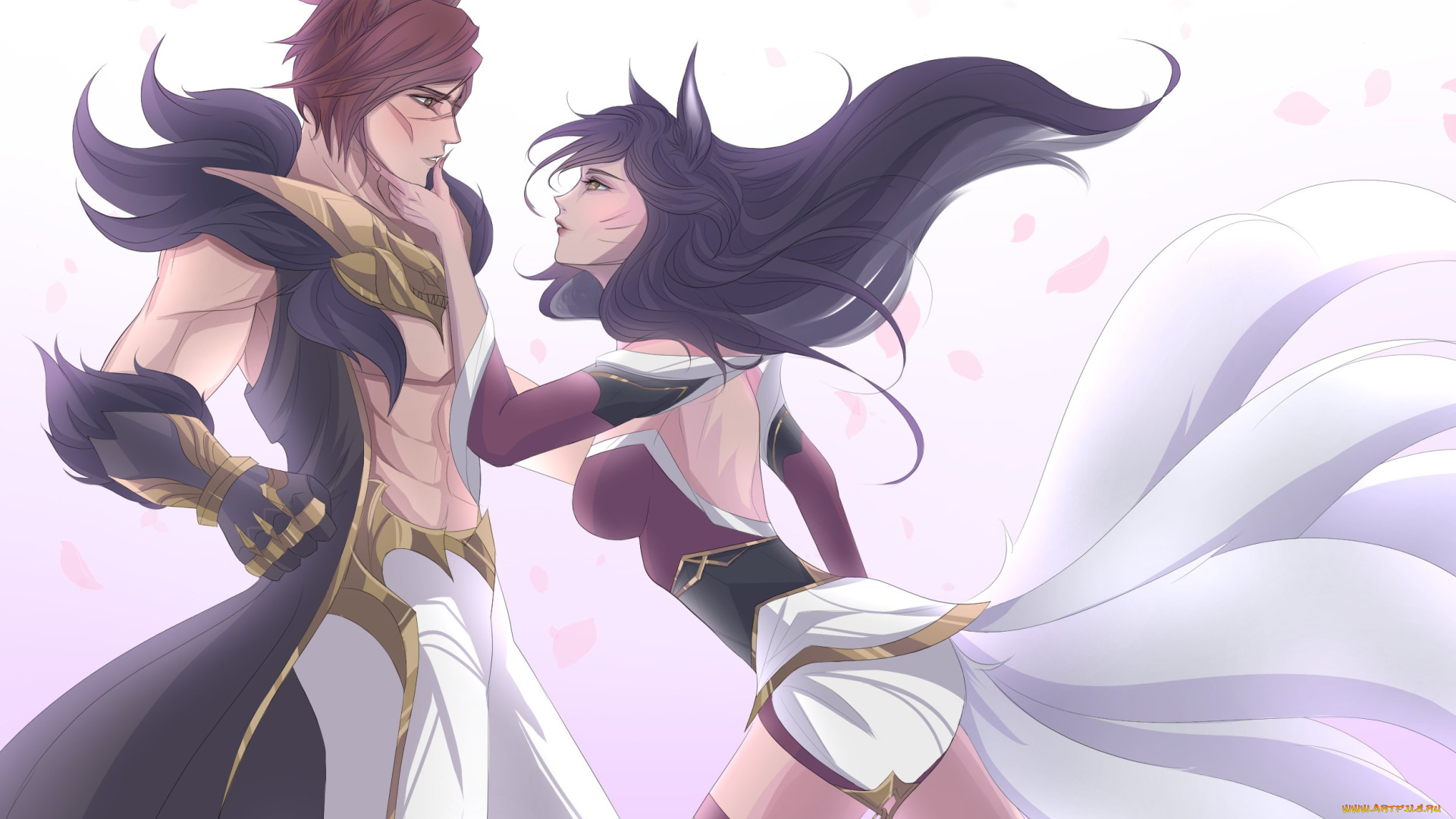 видео, игры, league, of, legends, сетт, ари, ушки, хвосты