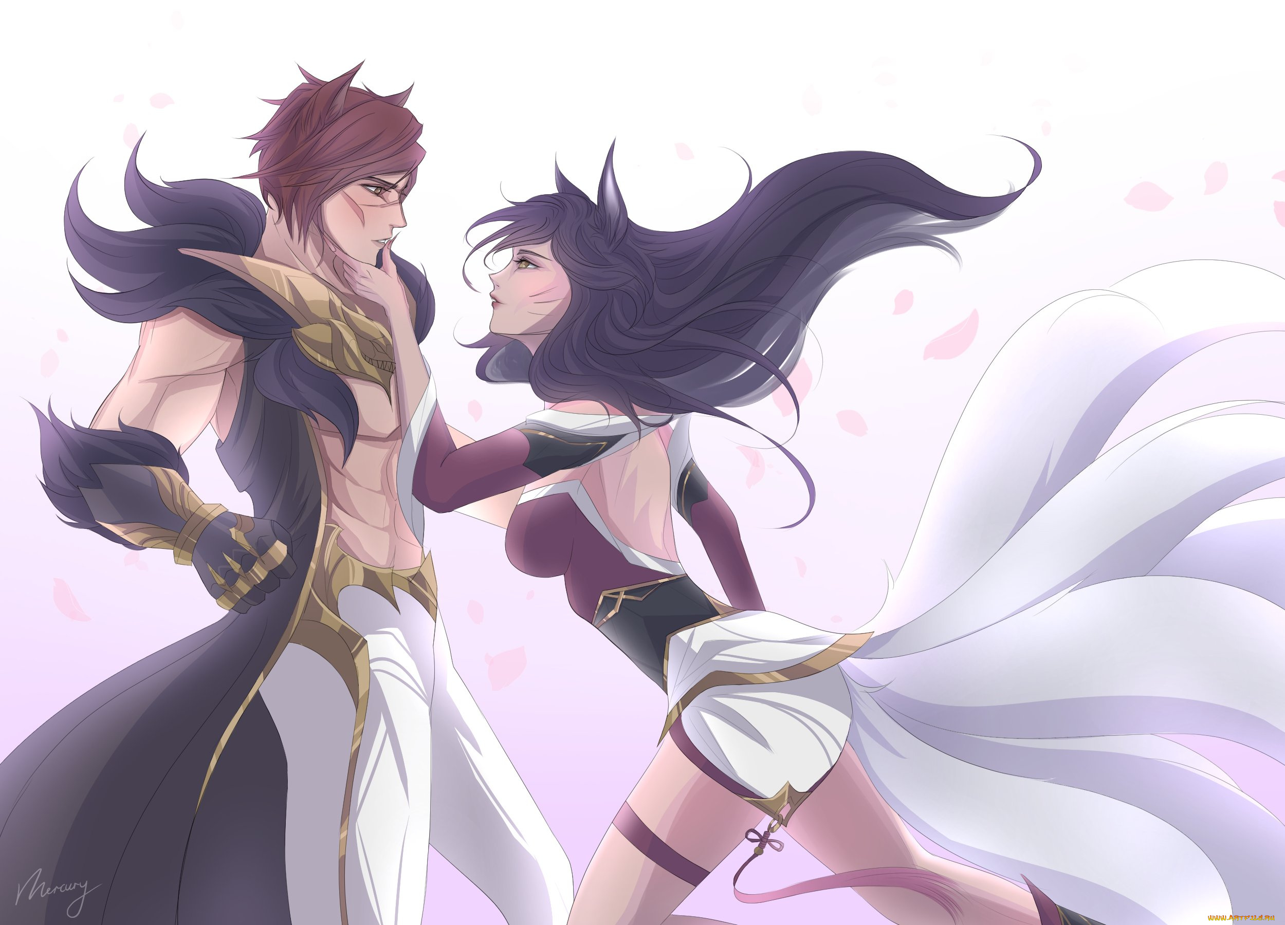 видео, игры, league, of, legends, сетт, ари, ушки, хвосты