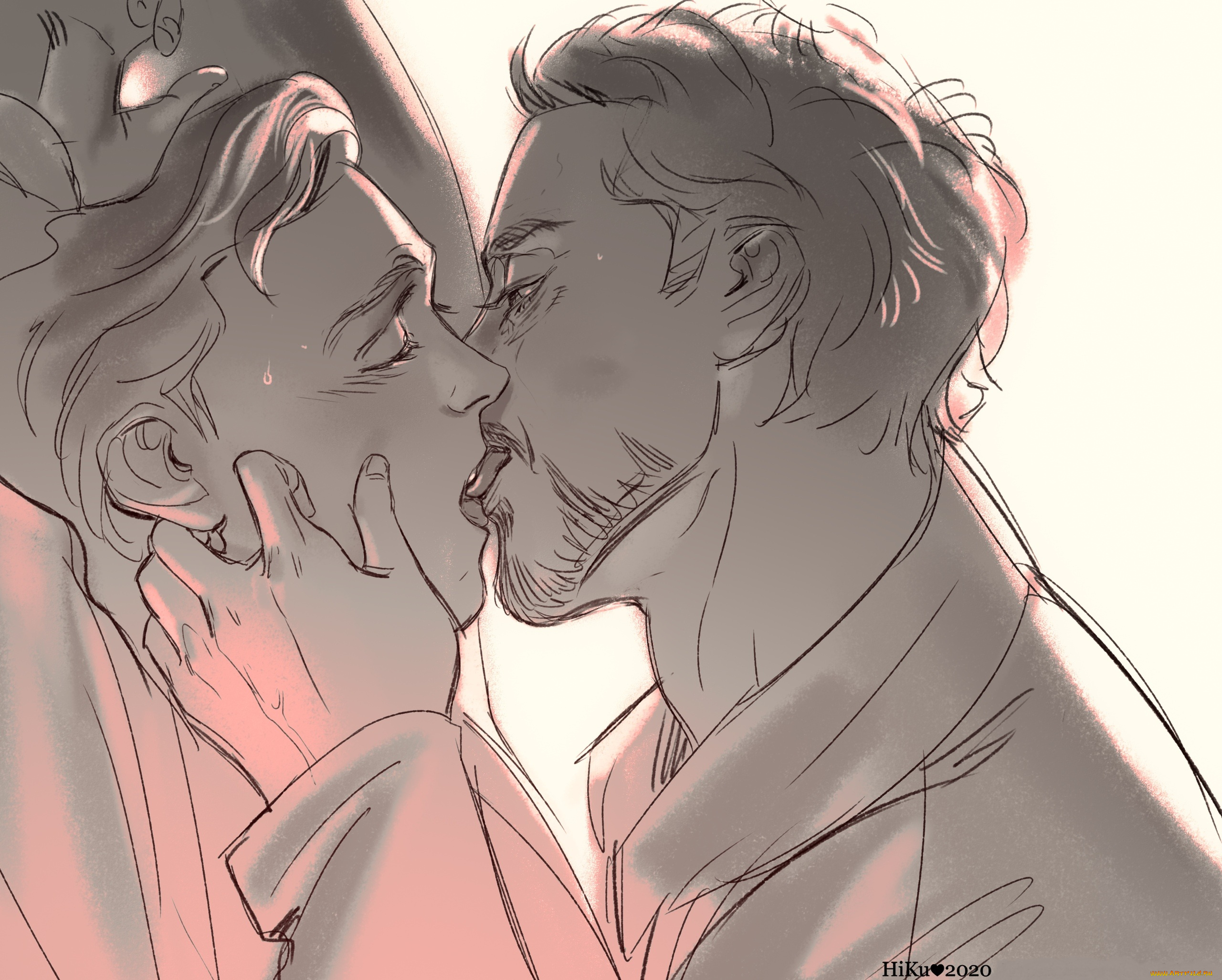 рисованное, люди, знаменитости, том, холланд, роберт, дауни, мл