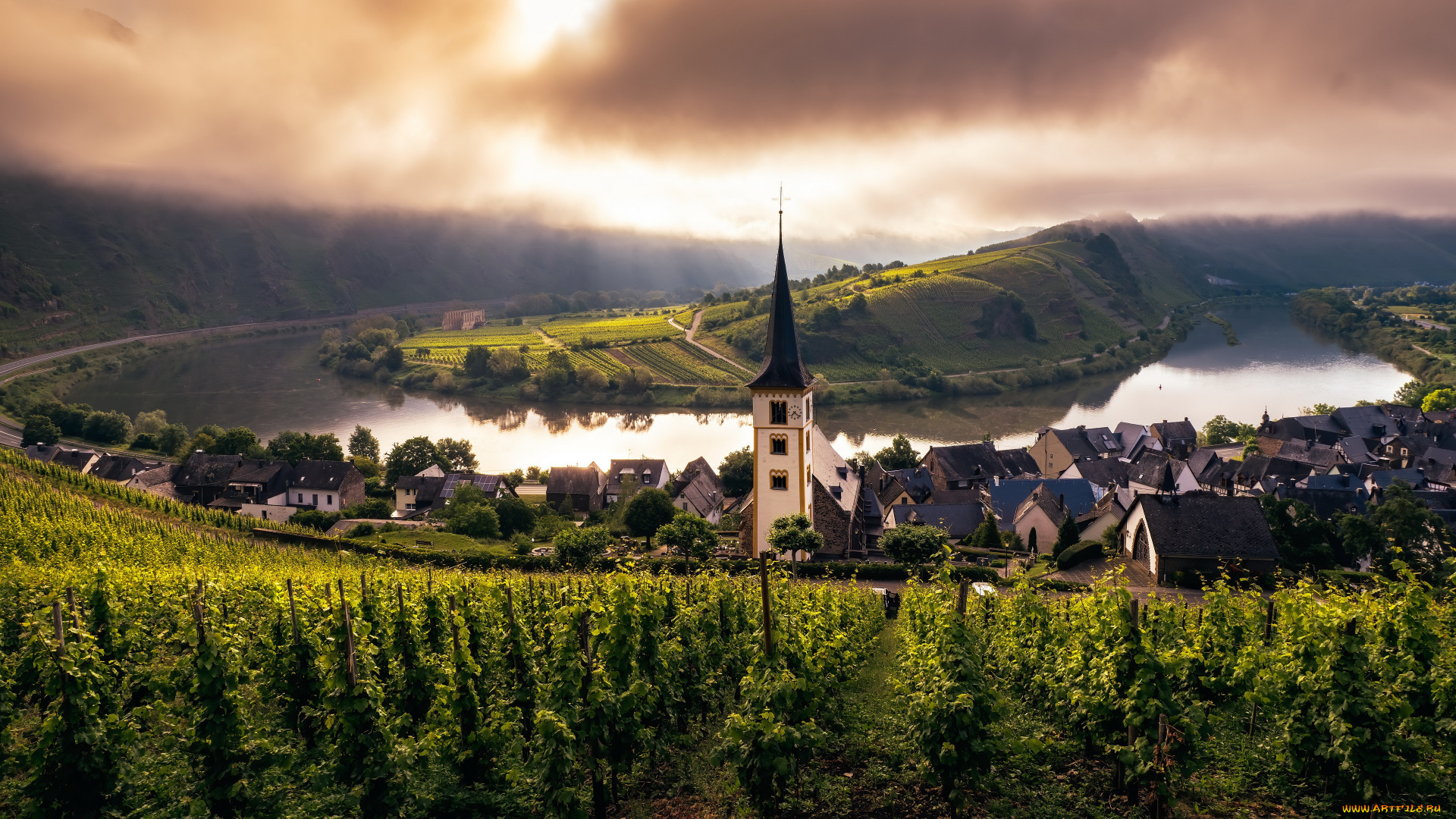 trier, города, -, католические, соборы, , костелы, , аббатства, пейзаж