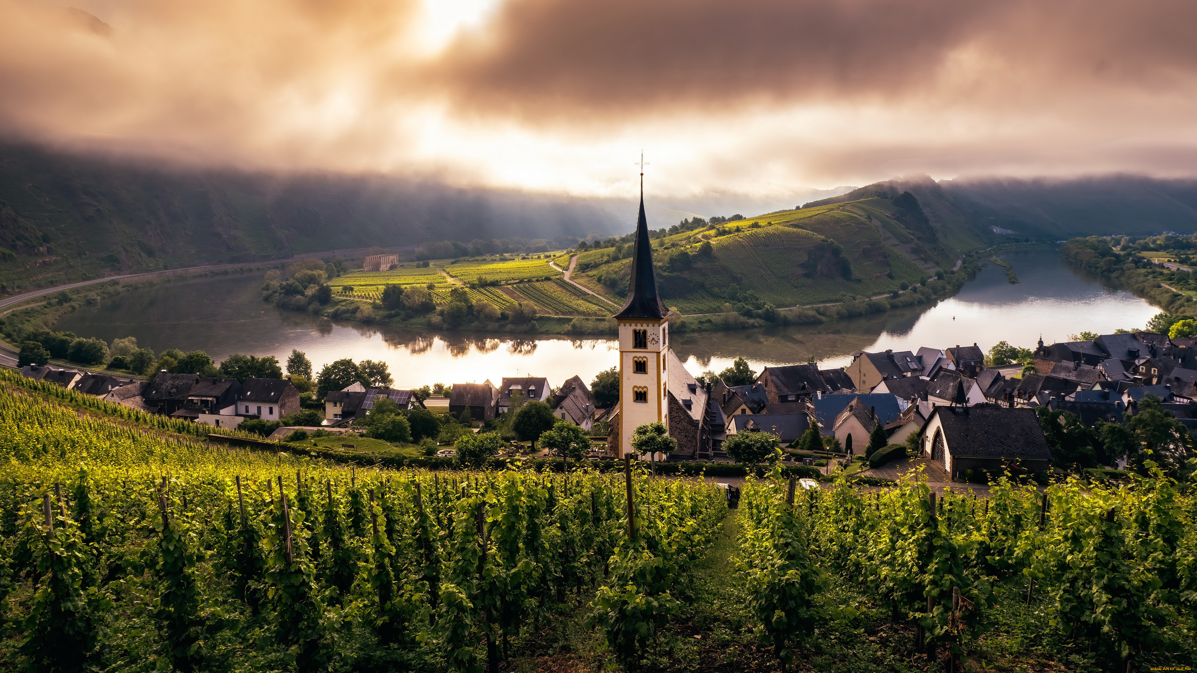 trier, города, -, католические, соборы, , костелы, , аббатства, пейзаж