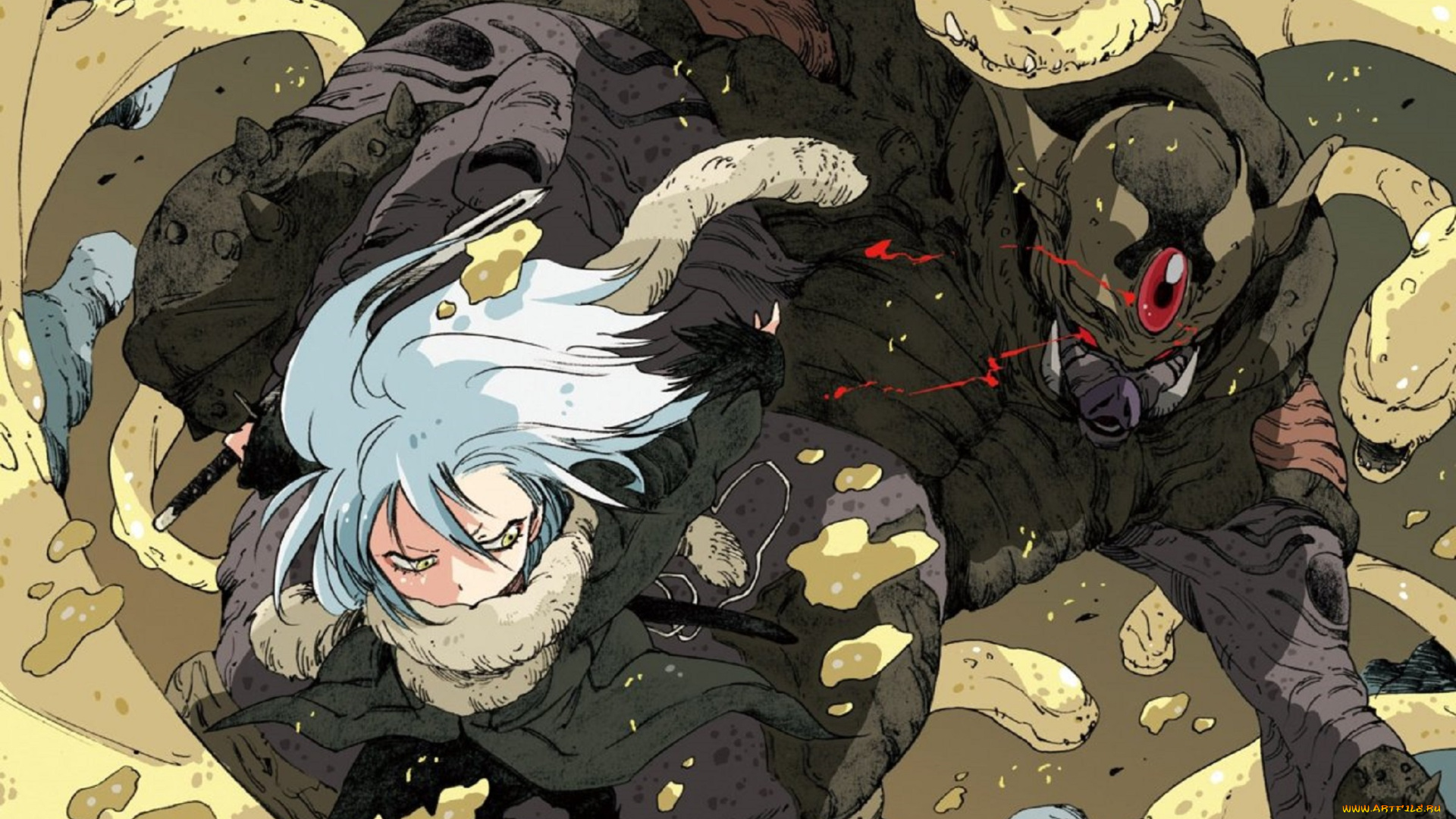 о, моём, перерождении, в, слизь, аниме, tensei, shitara, slime, datta, ken, tensei, shitara, datta, ken, rimuru, tempest