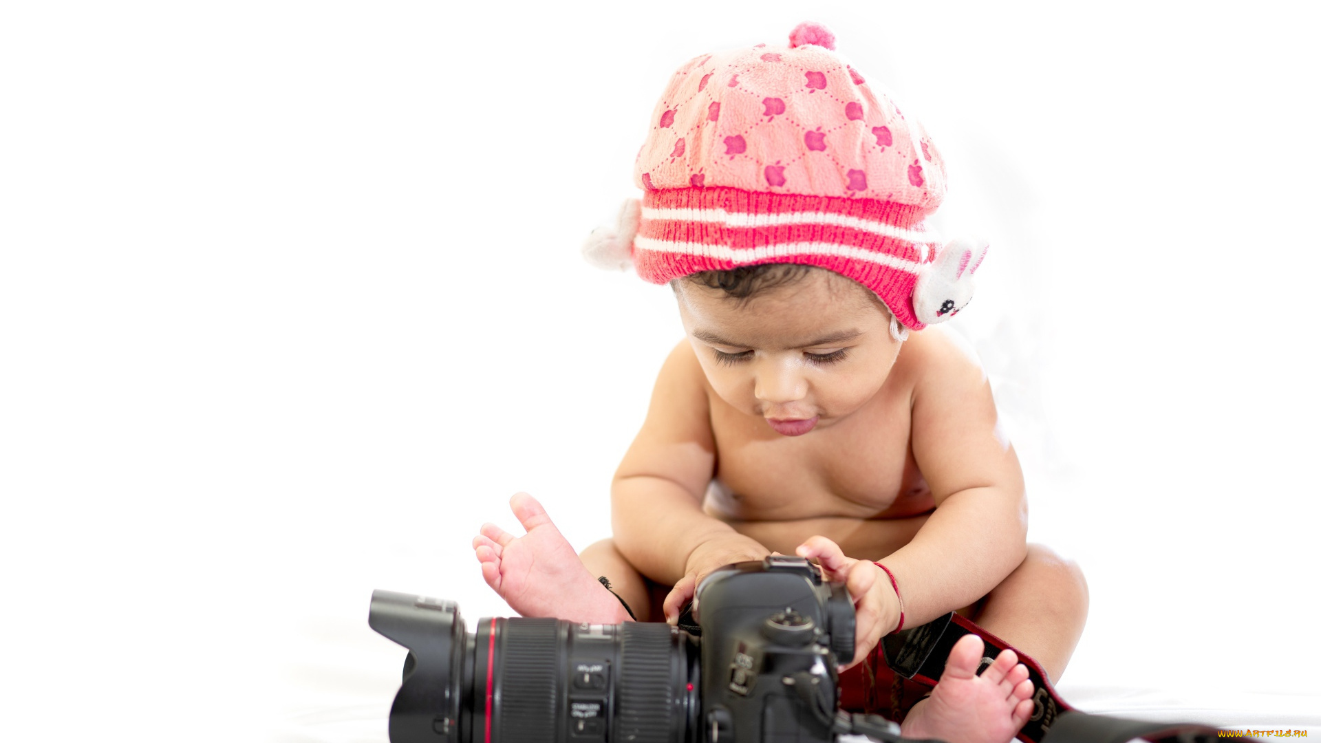 разное, дети, ребенок, шапка, фотоаппарат, камера