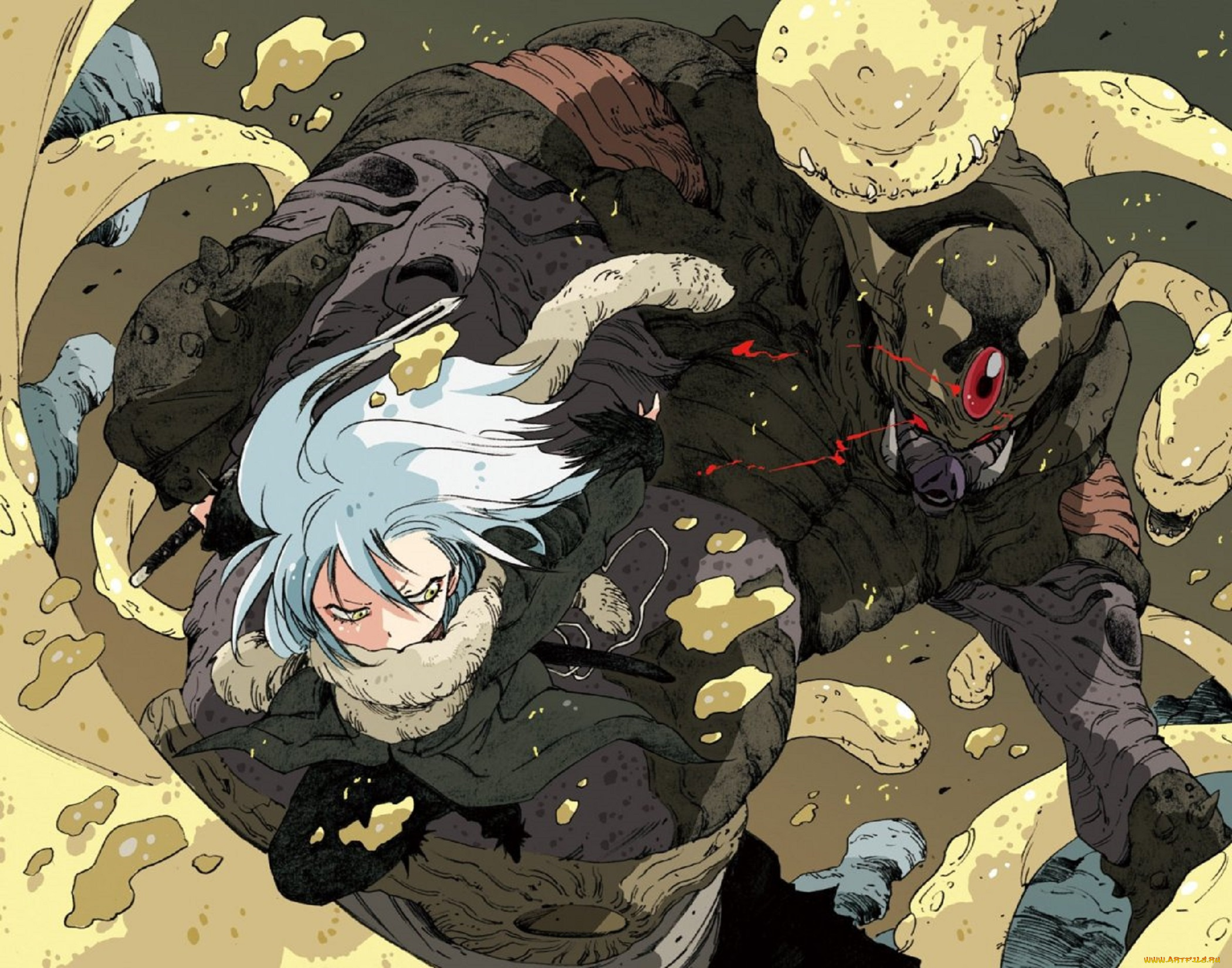 о, моём, перерождении, в, слизь, аниме, tensei, shitara, slime, datta, ken, tensei, shitara, datta, ken, rimuru, tempest