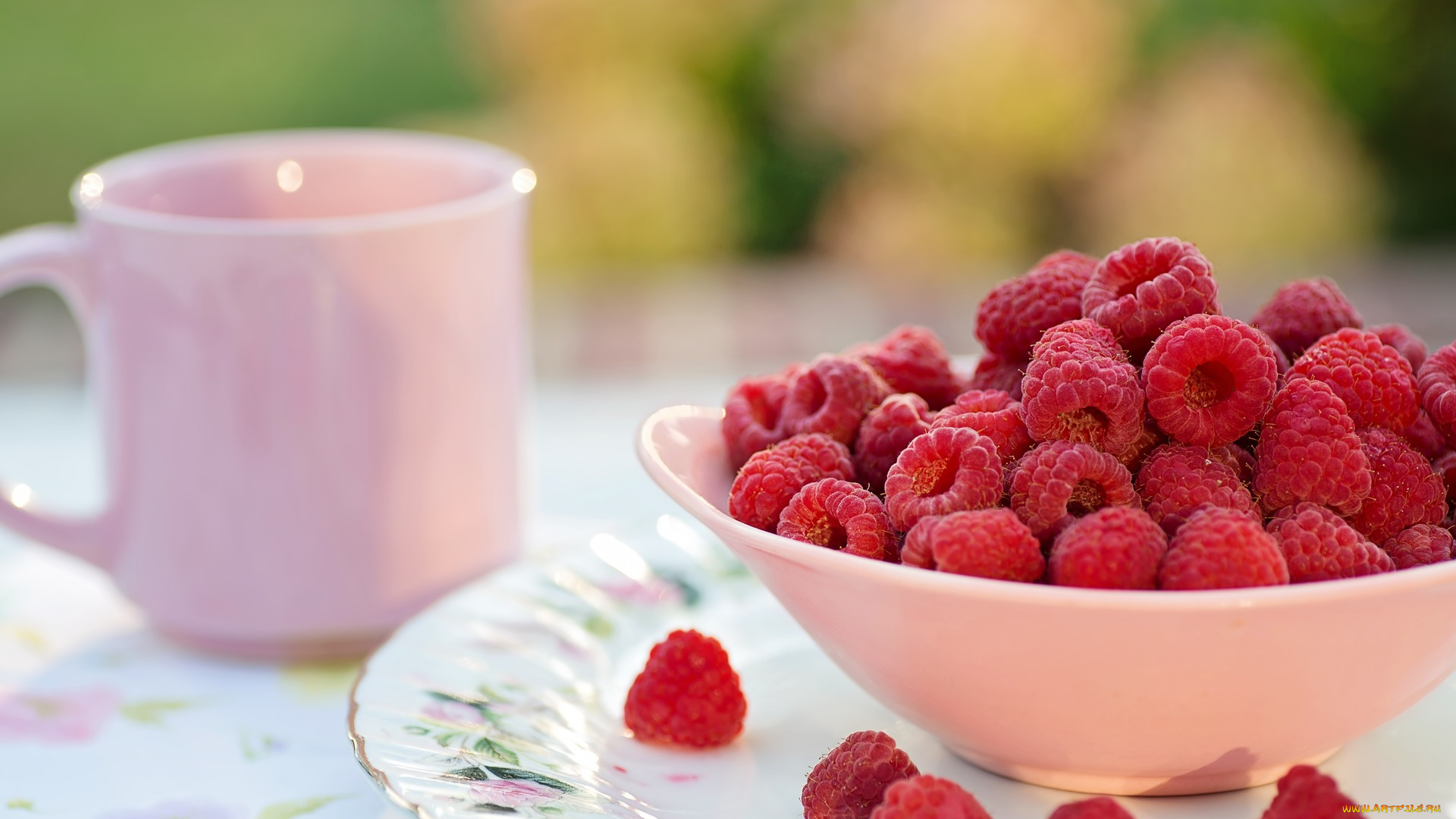 еда, малина, ягоды, спелая