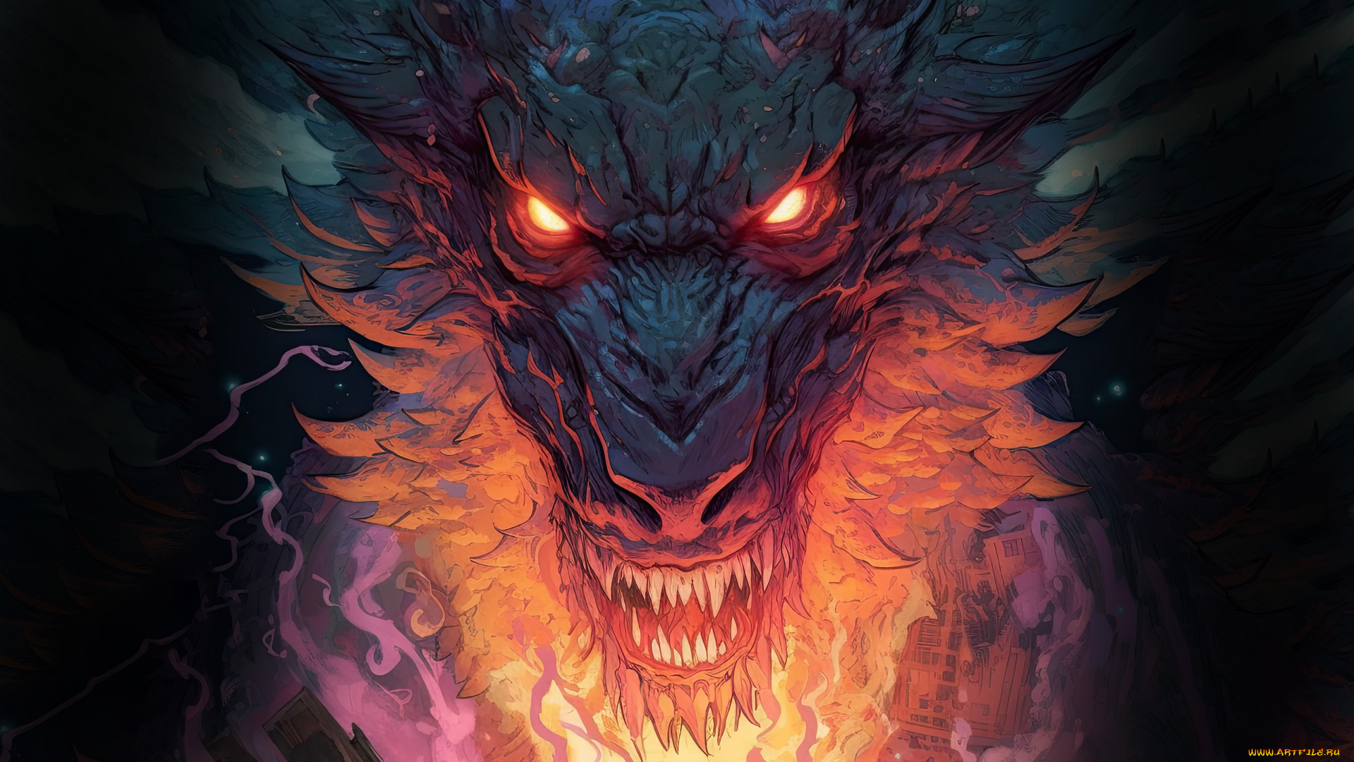 фэнтези, драконы, дракон