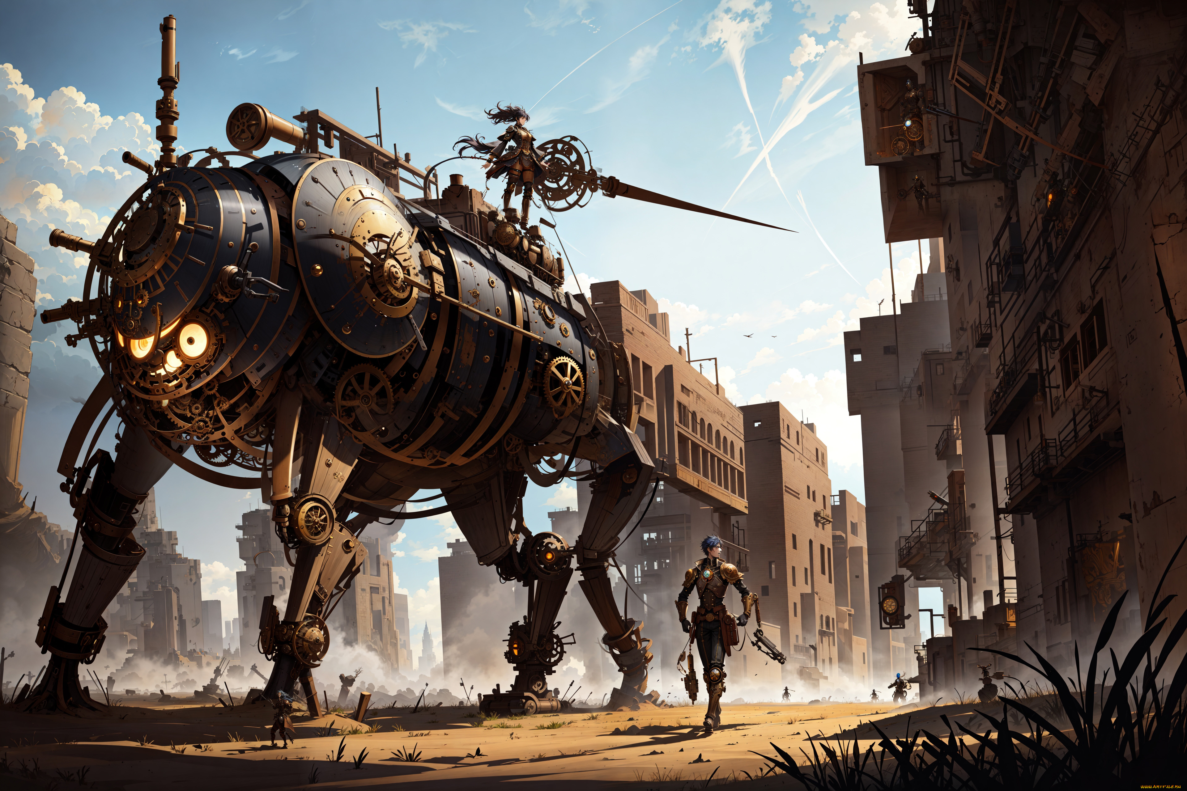 фэнтези, роботы, , киборги, , механизмы, нейросети, графика, нейроарт, ai, art, нейронные, сети, рисунки, нейро, искусство, робот, механизм, воины, город