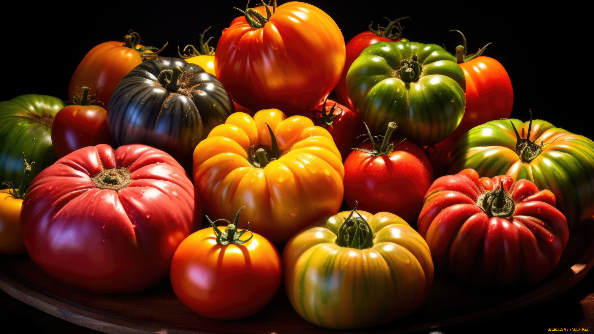 3д, графика, еда-, food, помидоры