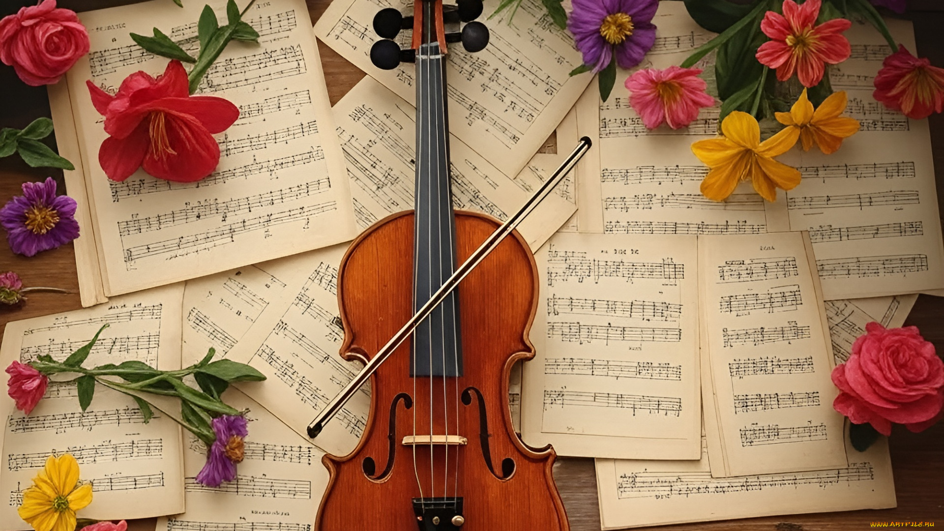 музыка, -музыкальные, инструменты, скрипка