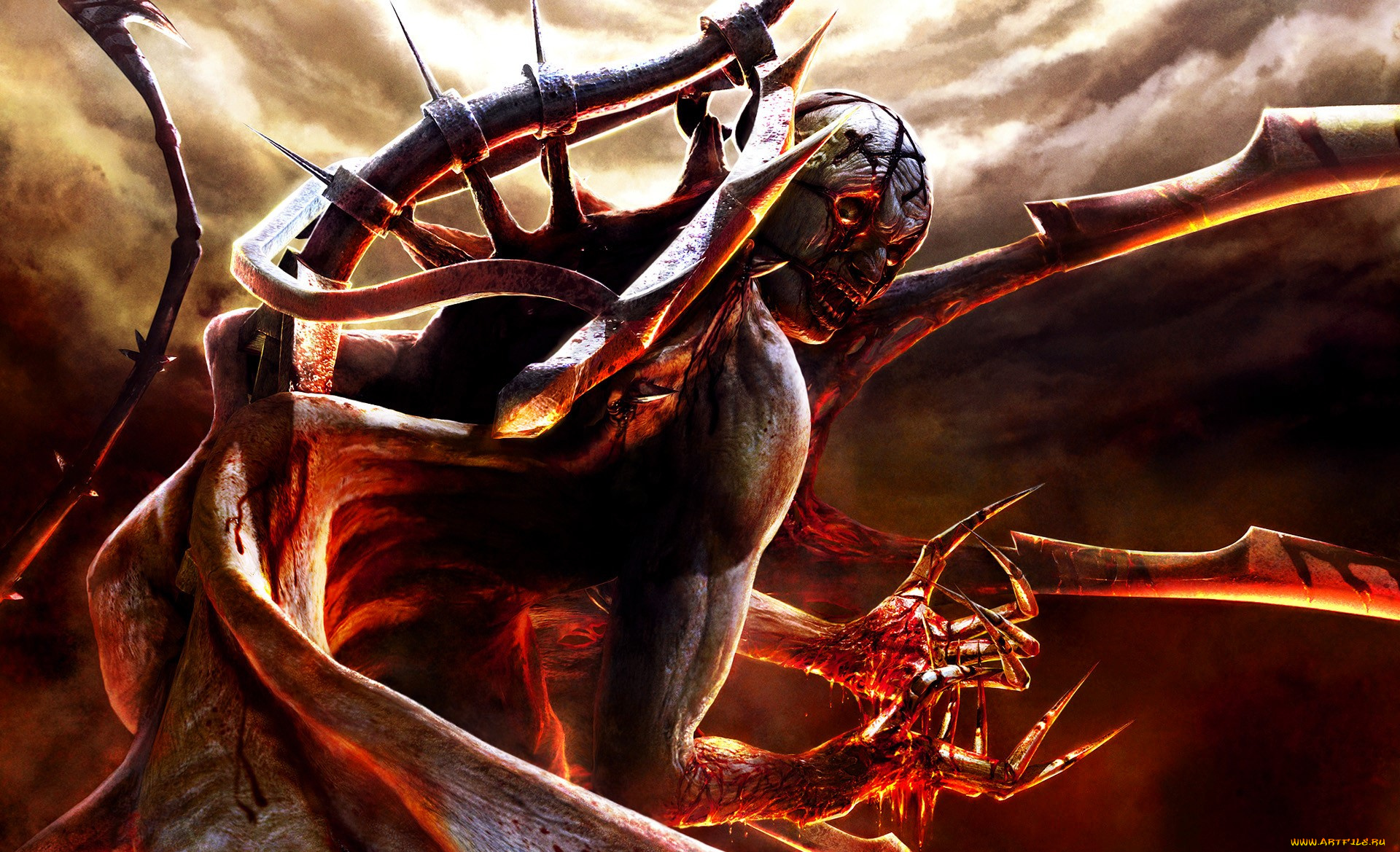 видео, игры, clive, barker`s, jericho, монстр, нежить, тучи