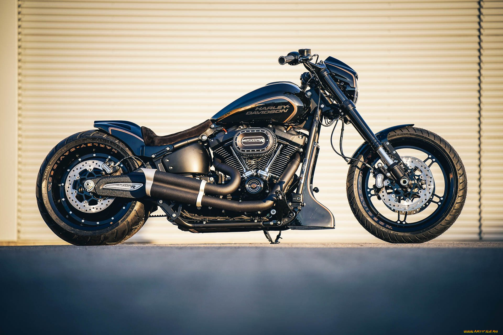 харлей, мотоциклы, harley-davidson, мотоцикл, байк, чёрный, thunderbike, customs