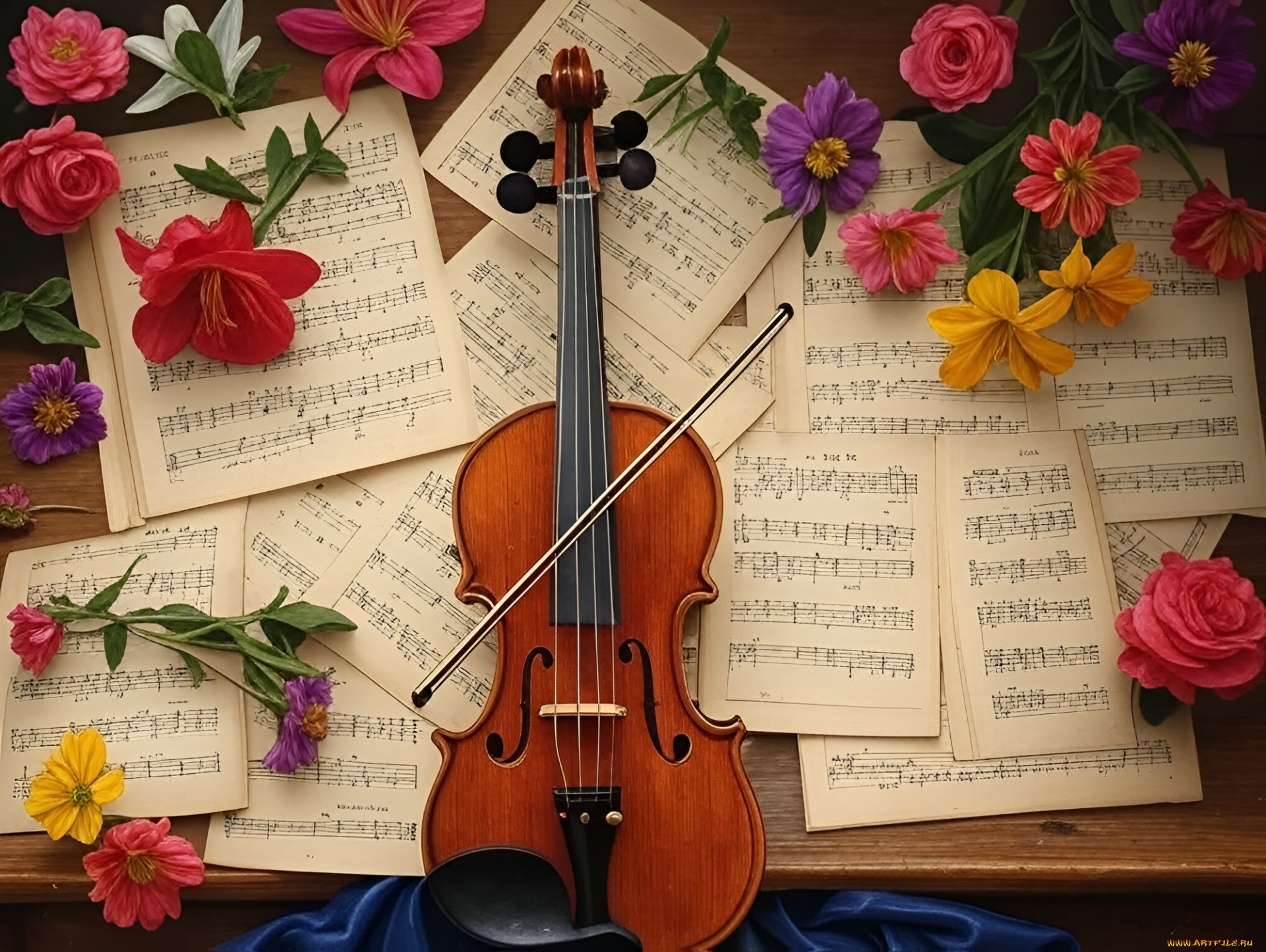 музыка, -музыкальные, инструменты, скрипка