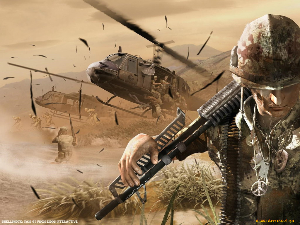 shellshock, nam, 67, видео, игры, `67
