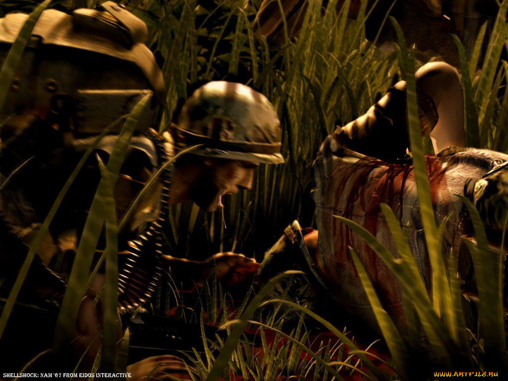 shellshock, nam, 67, видео, игры, `67