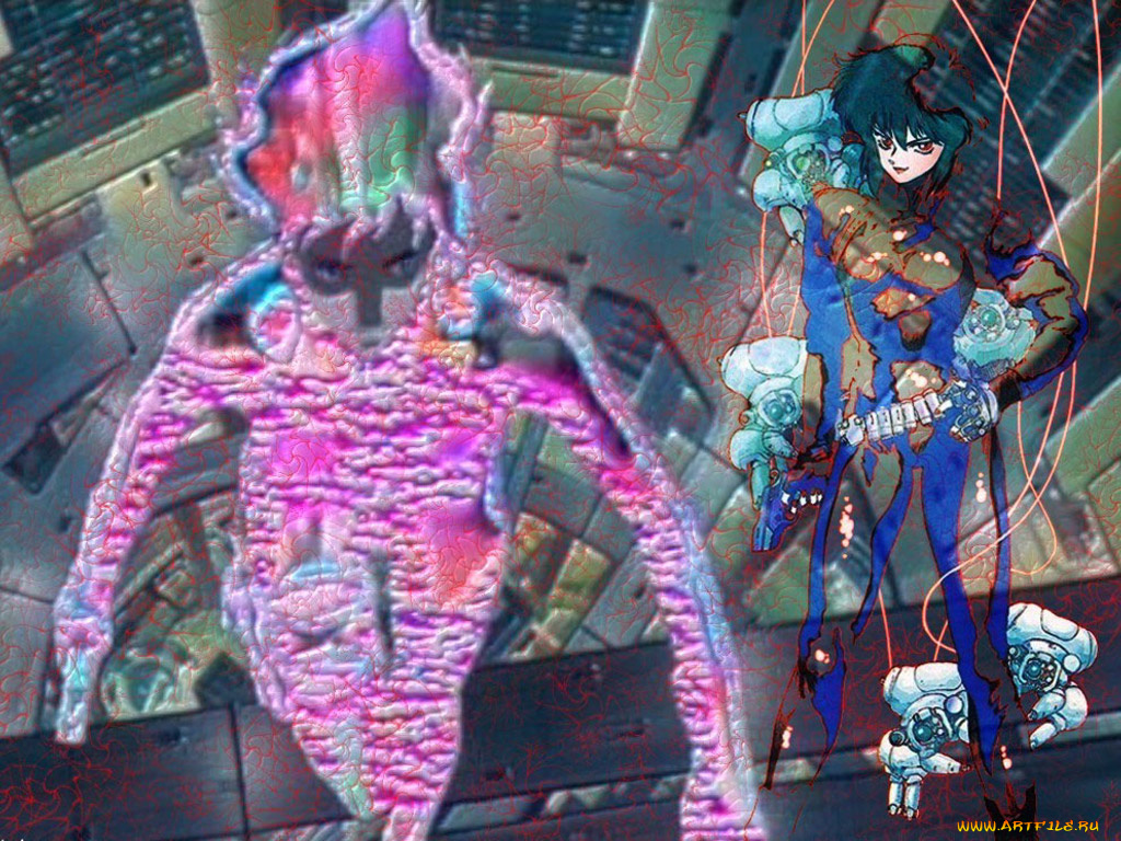 аниме, ghost, in, the, shell