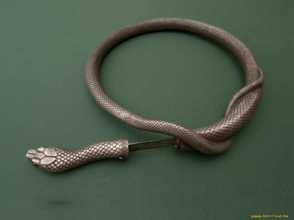 шпага, змея, оружие, холодное