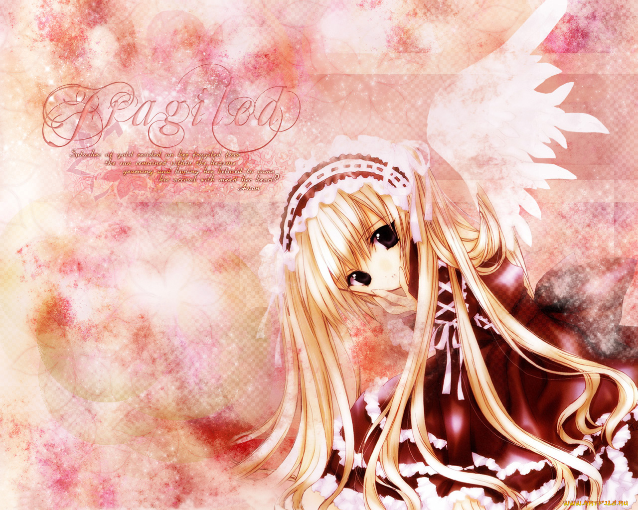 аниме, angel, dust