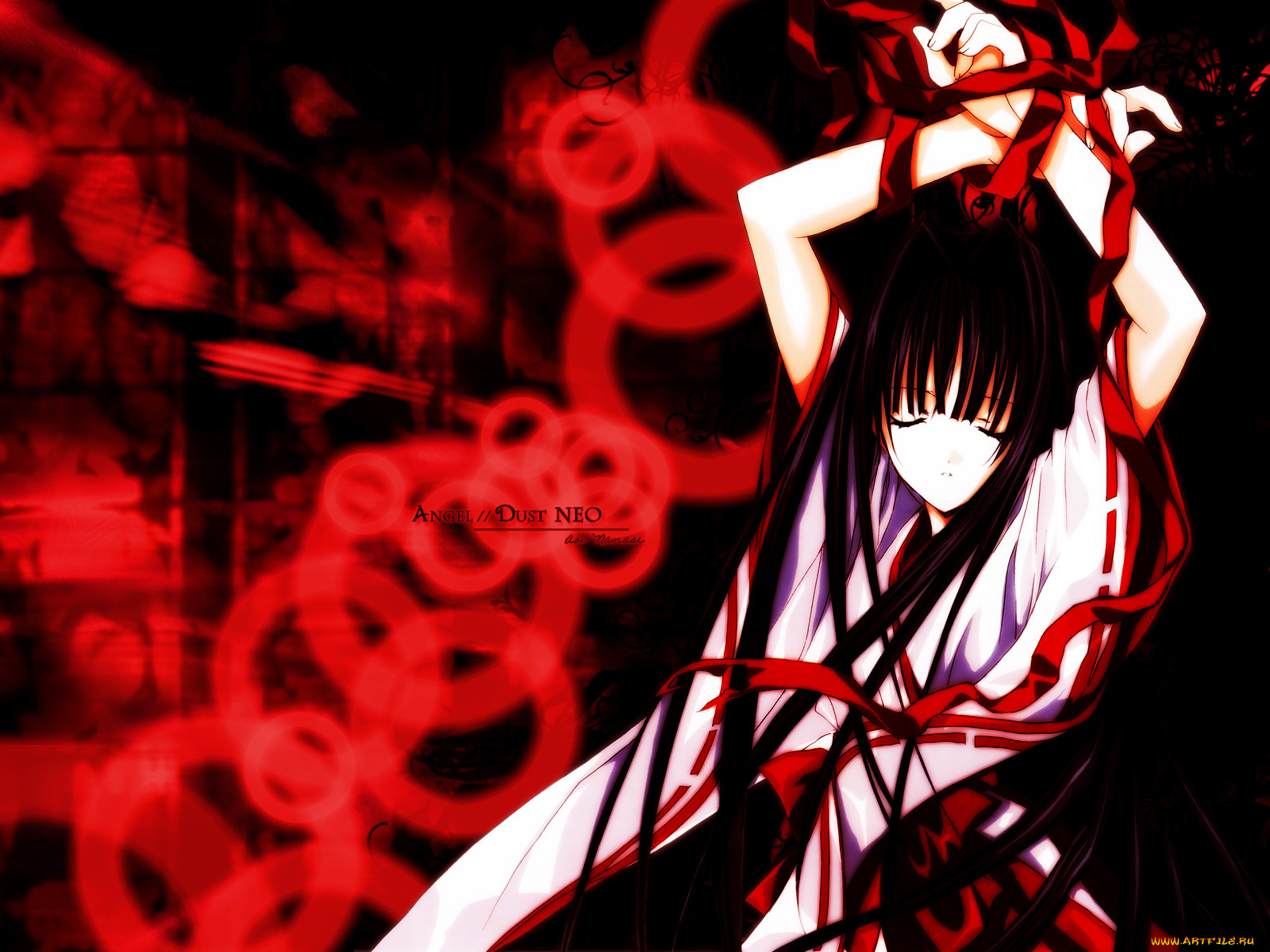 аниме, angel, dust