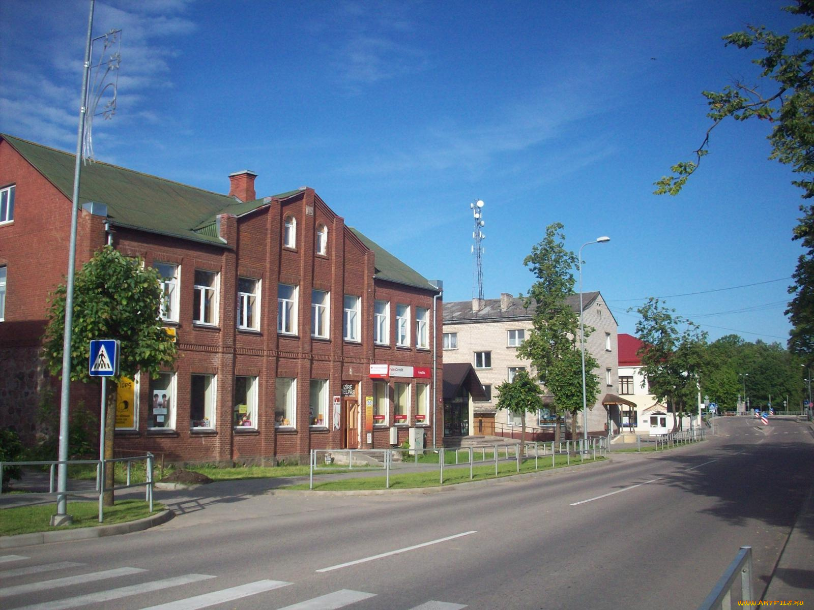 балви, латвия, города, улицы, площади, набережные