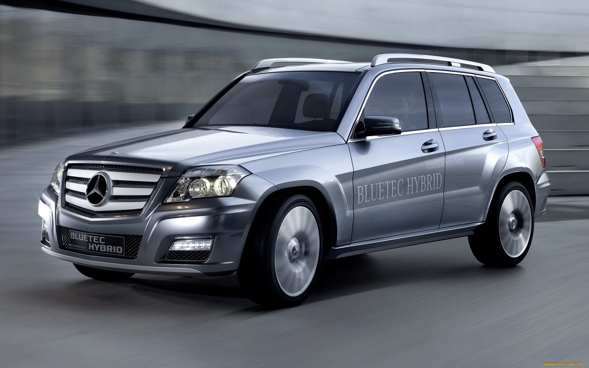 mercedes, benz, vision, glk, bluetec, hybrid, concept, автомобили