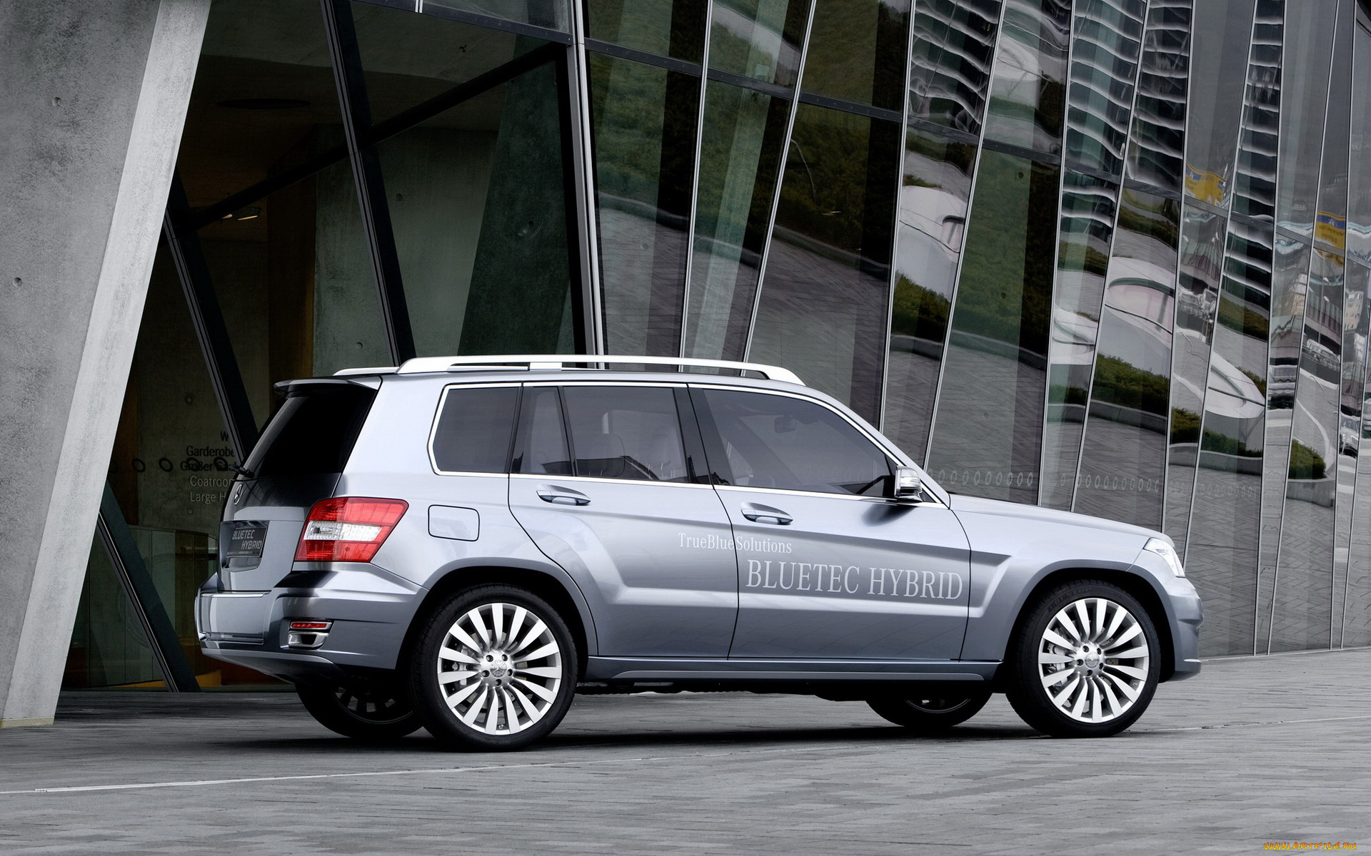 mercedes, benz, vision, glk, bluetec, hybrid, concept, автомобили