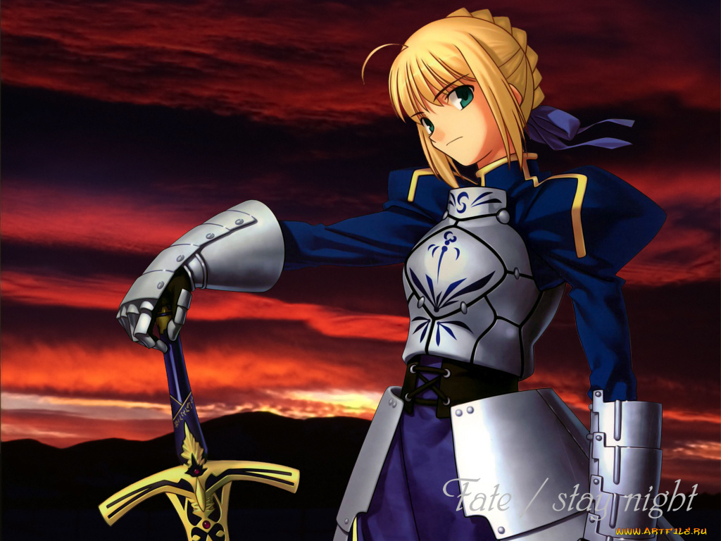 аниме, fate, stay, night