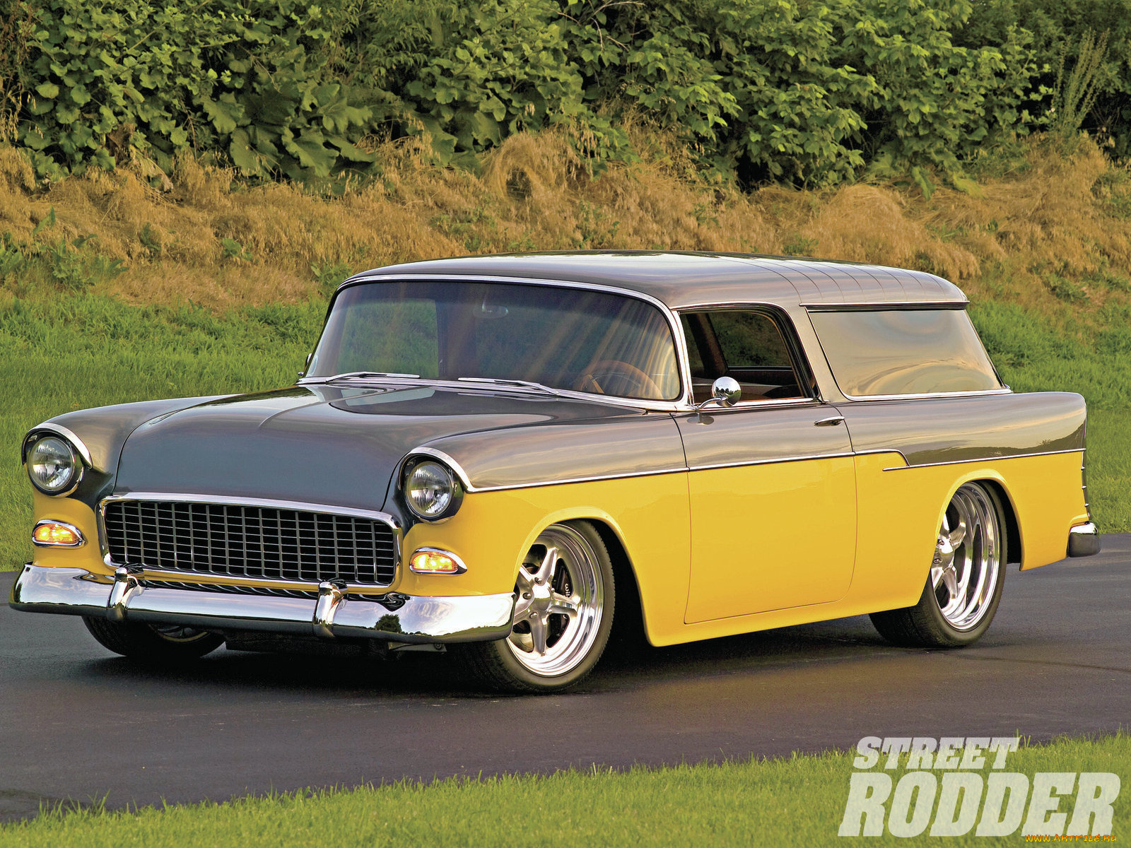 1955, chevy, nomad, автомобили, chevrolet