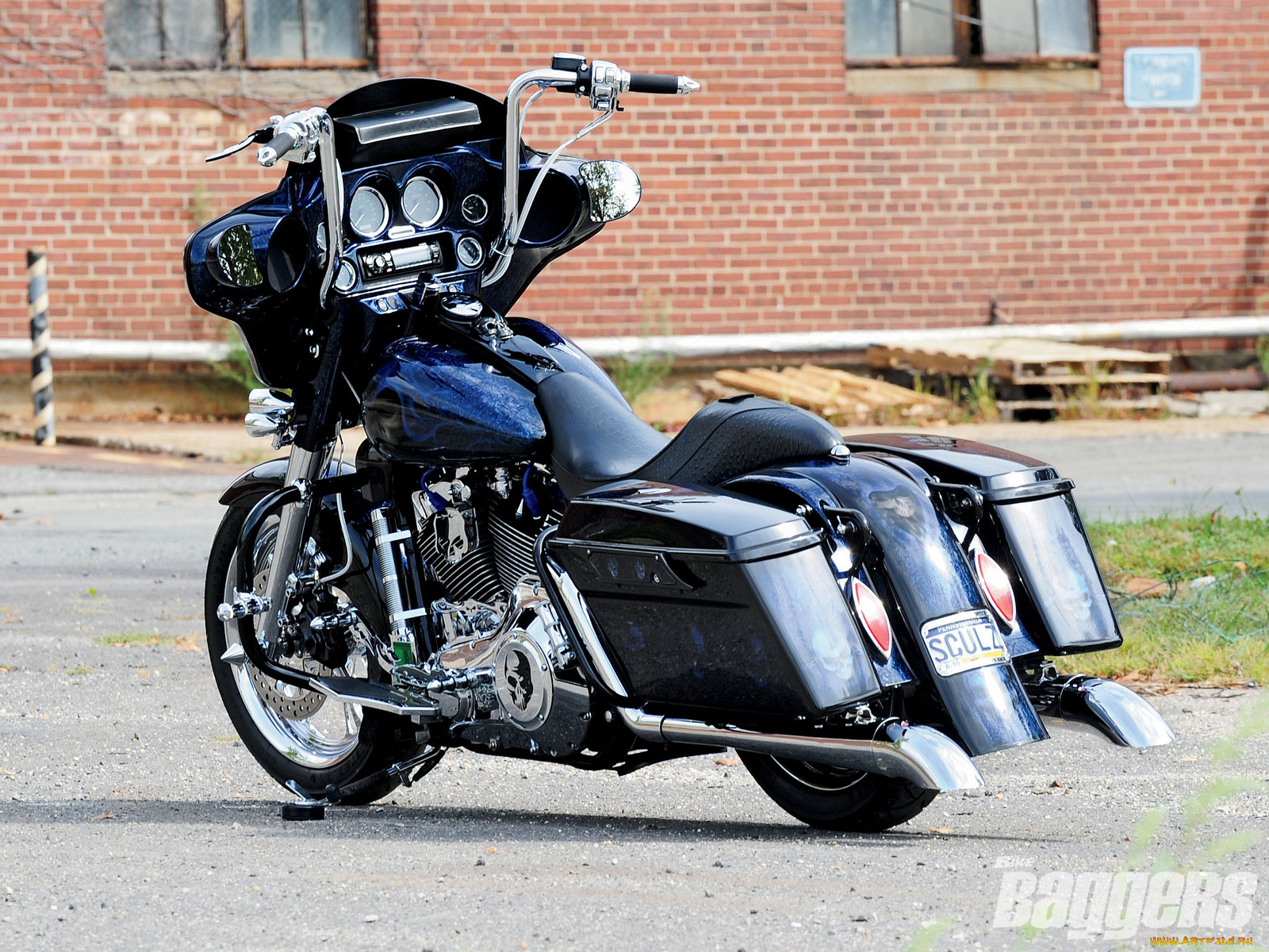 мотоциклы, customs, harley