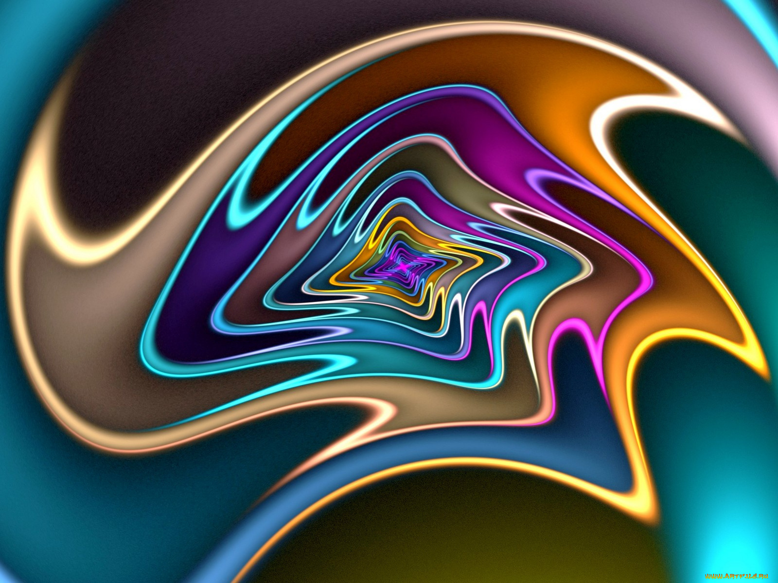 3д, графика, fractal, фракталы, узор, цвета, фон