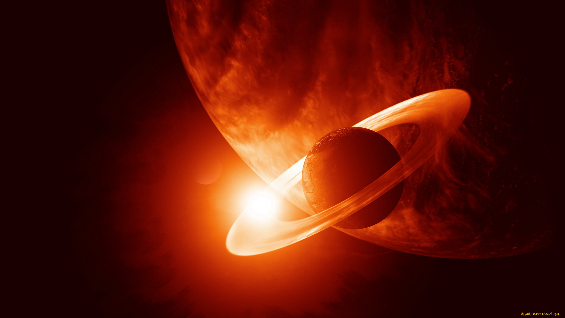 космос, арт, планеты