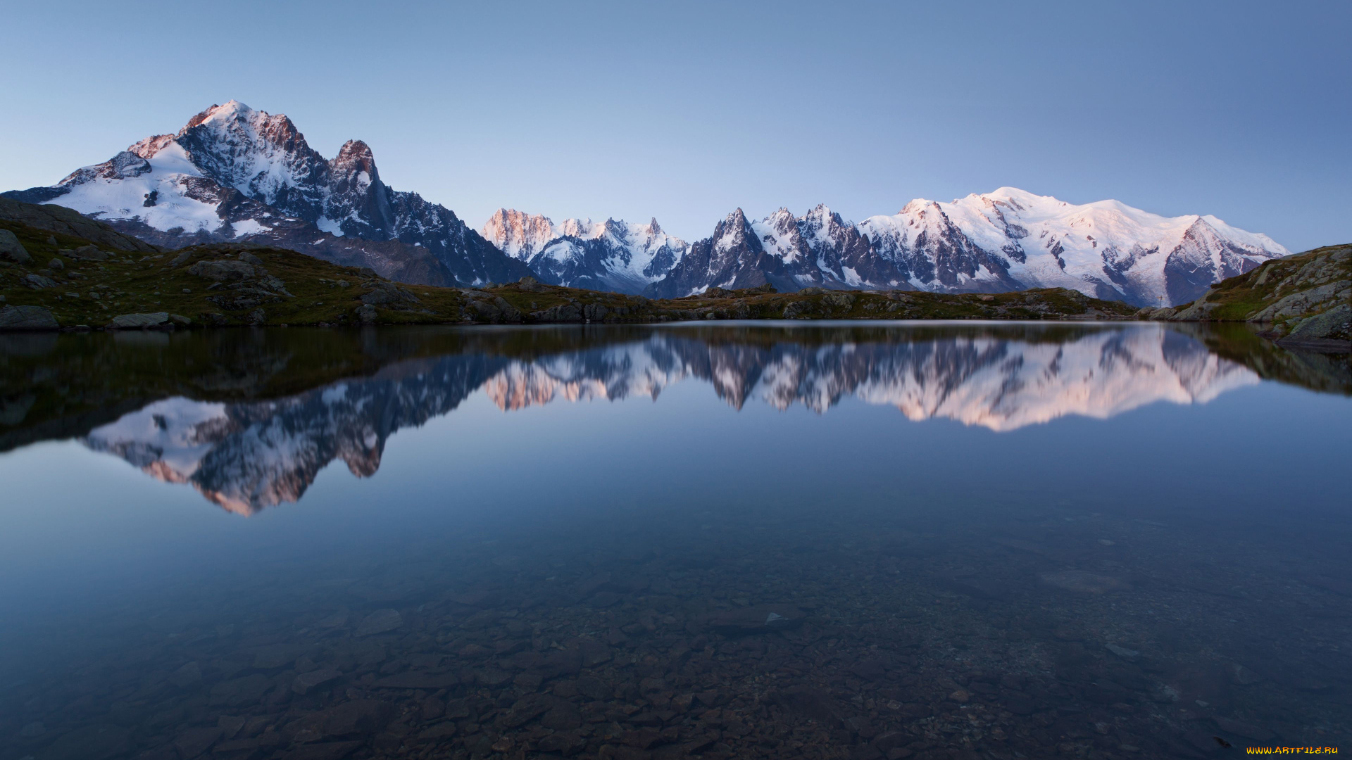 природа, реки, озера, lac, de, chеsery, france, озеро, франция, горы