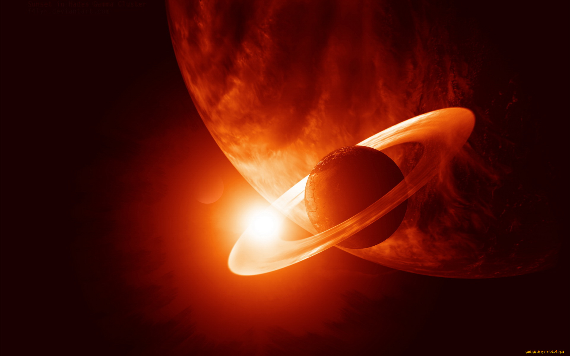 космос, арт, планеты