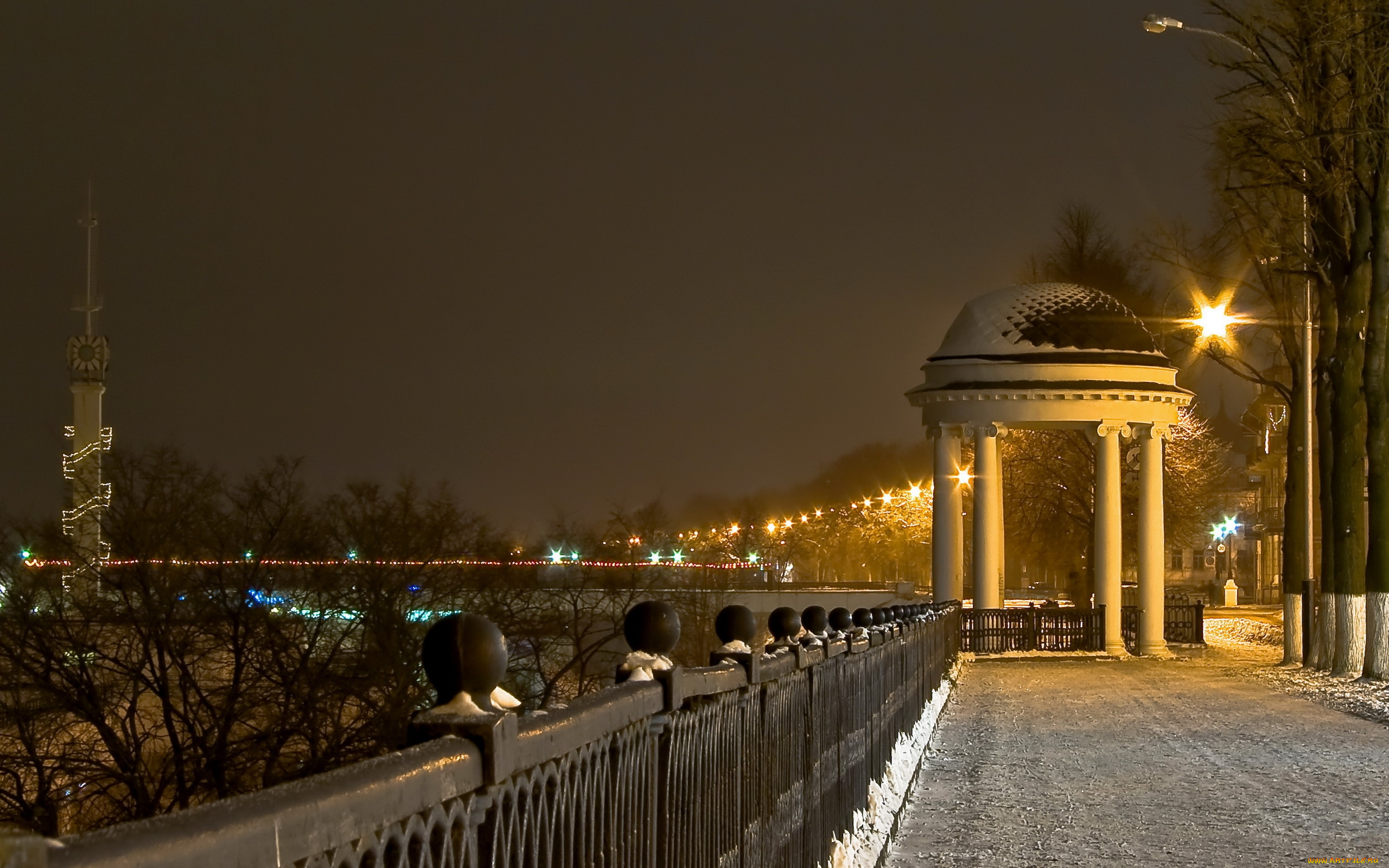 города, улицы, площади, набережные, небо, ночь, свет, ород