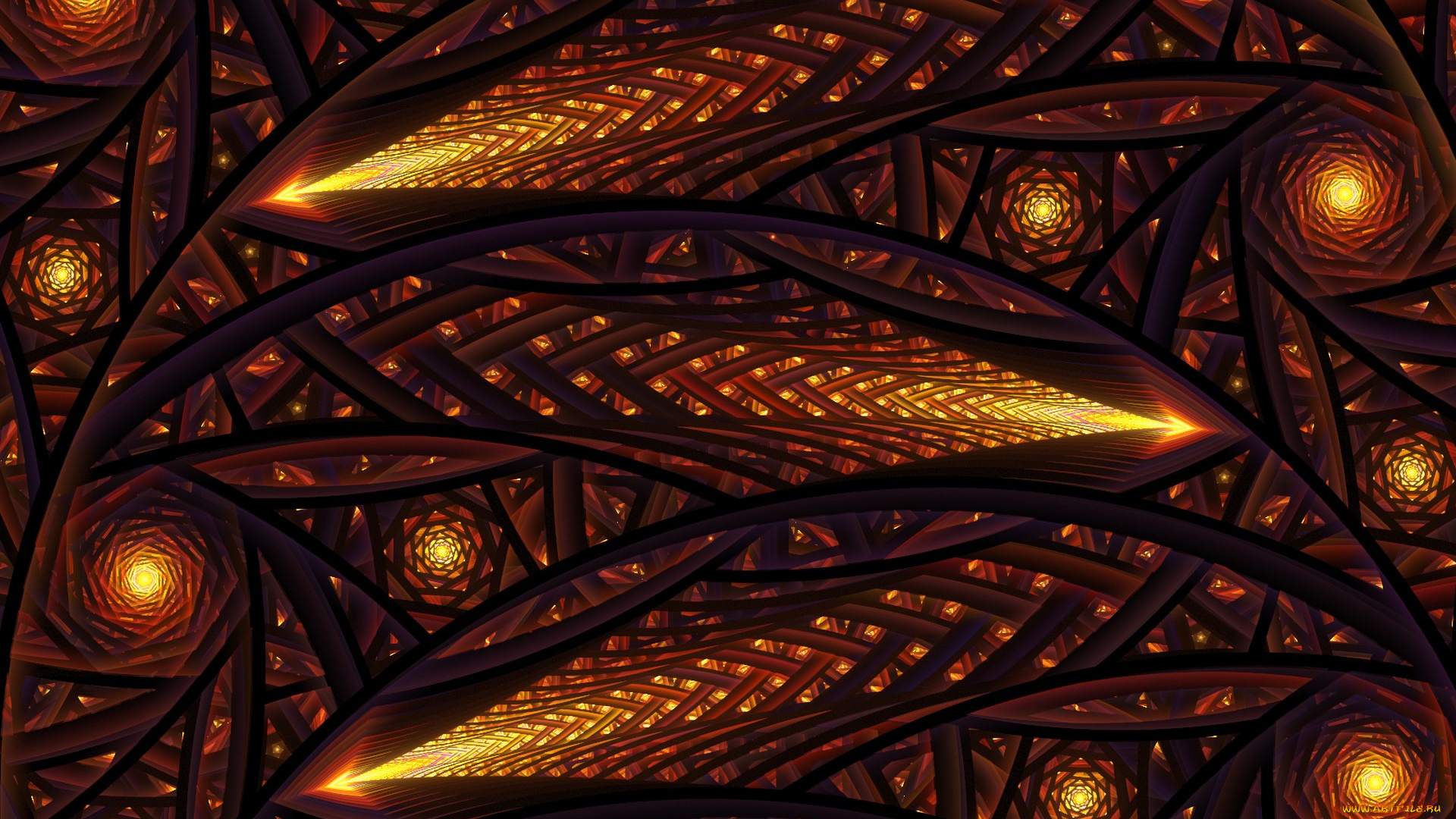 3д, графика, fractal, фракталы, узор, цвета