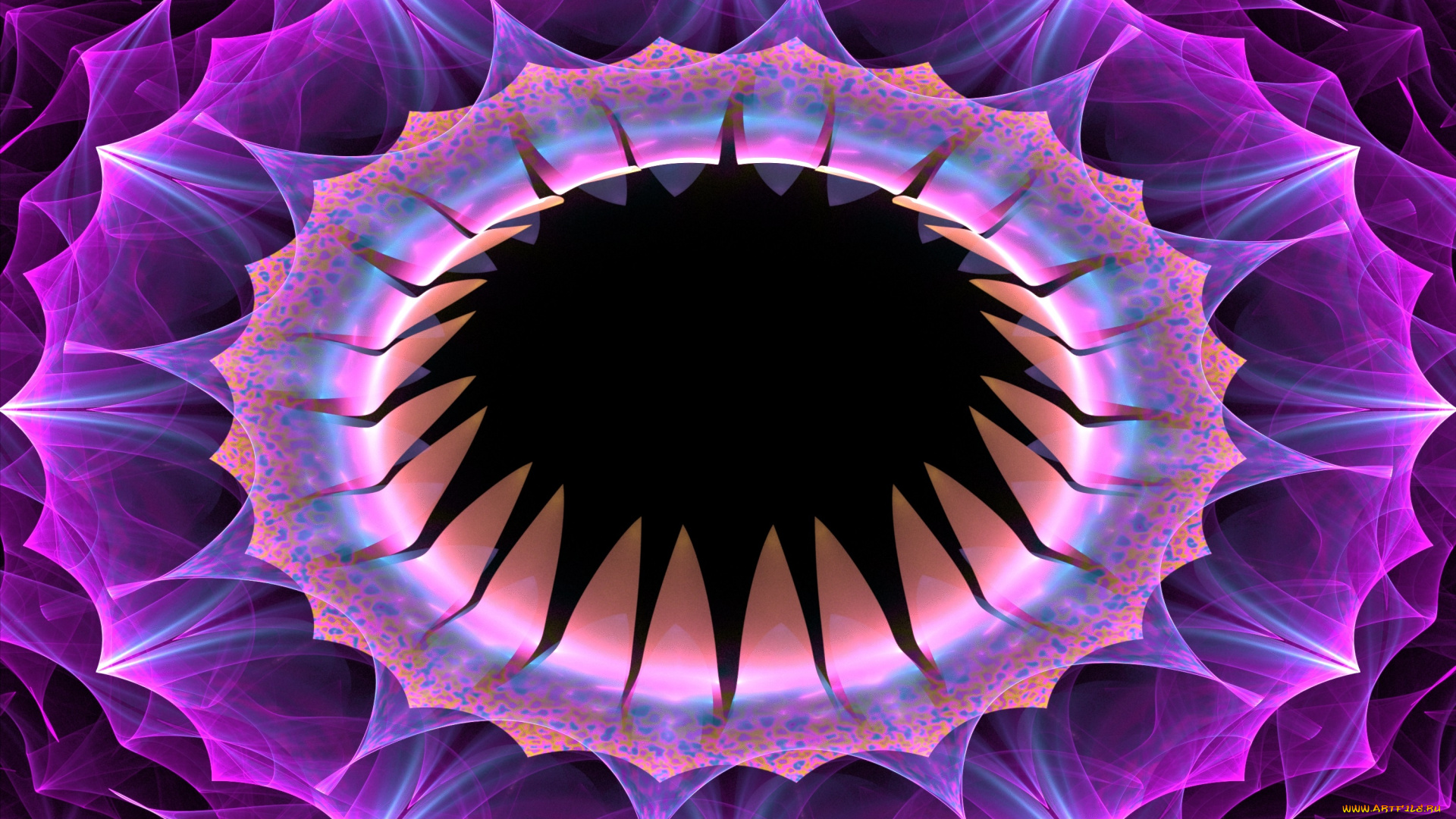 3д, графика, fractal, фракталы, узор, цвета