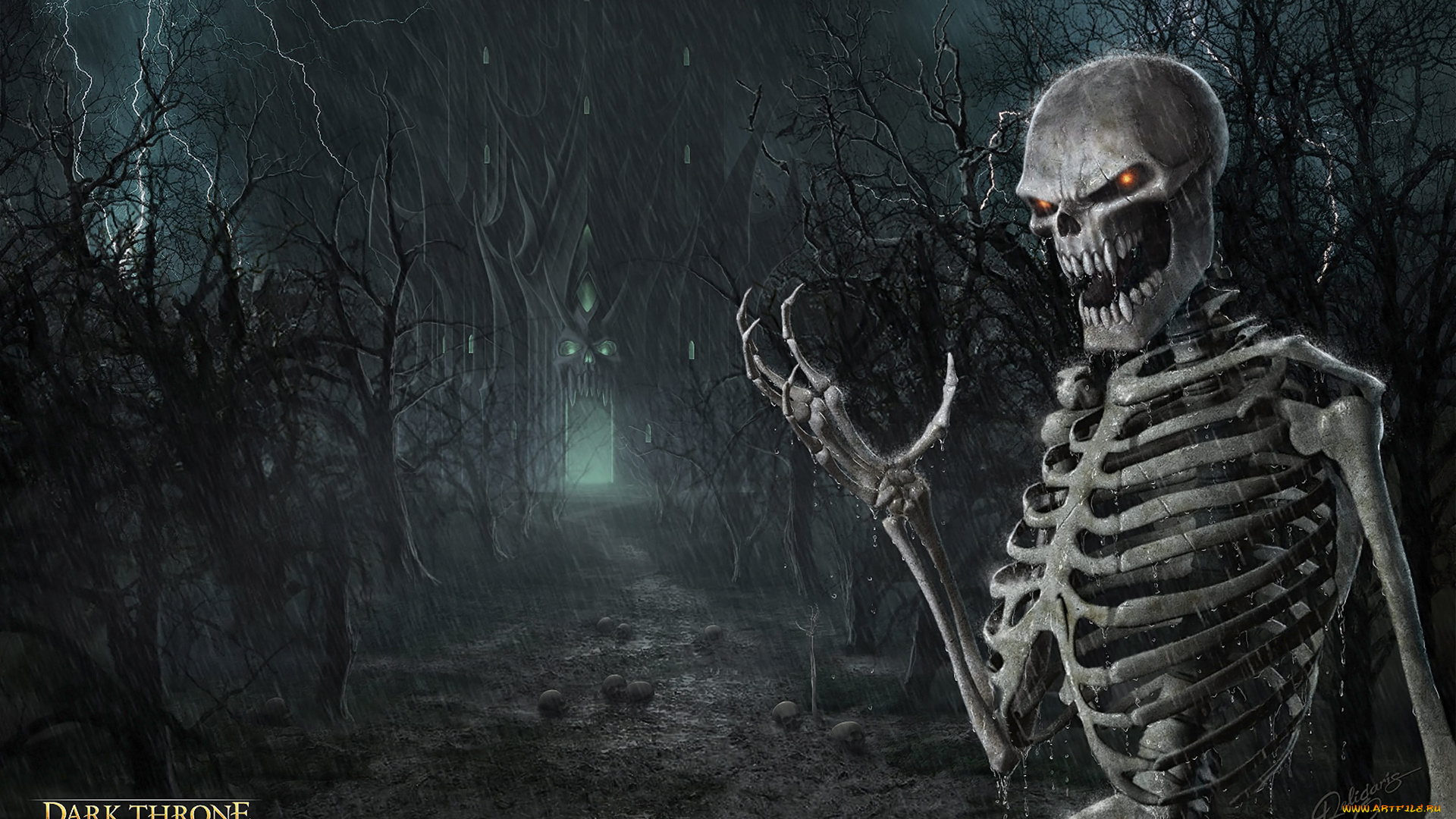 фэнтези, нежить, скелет
