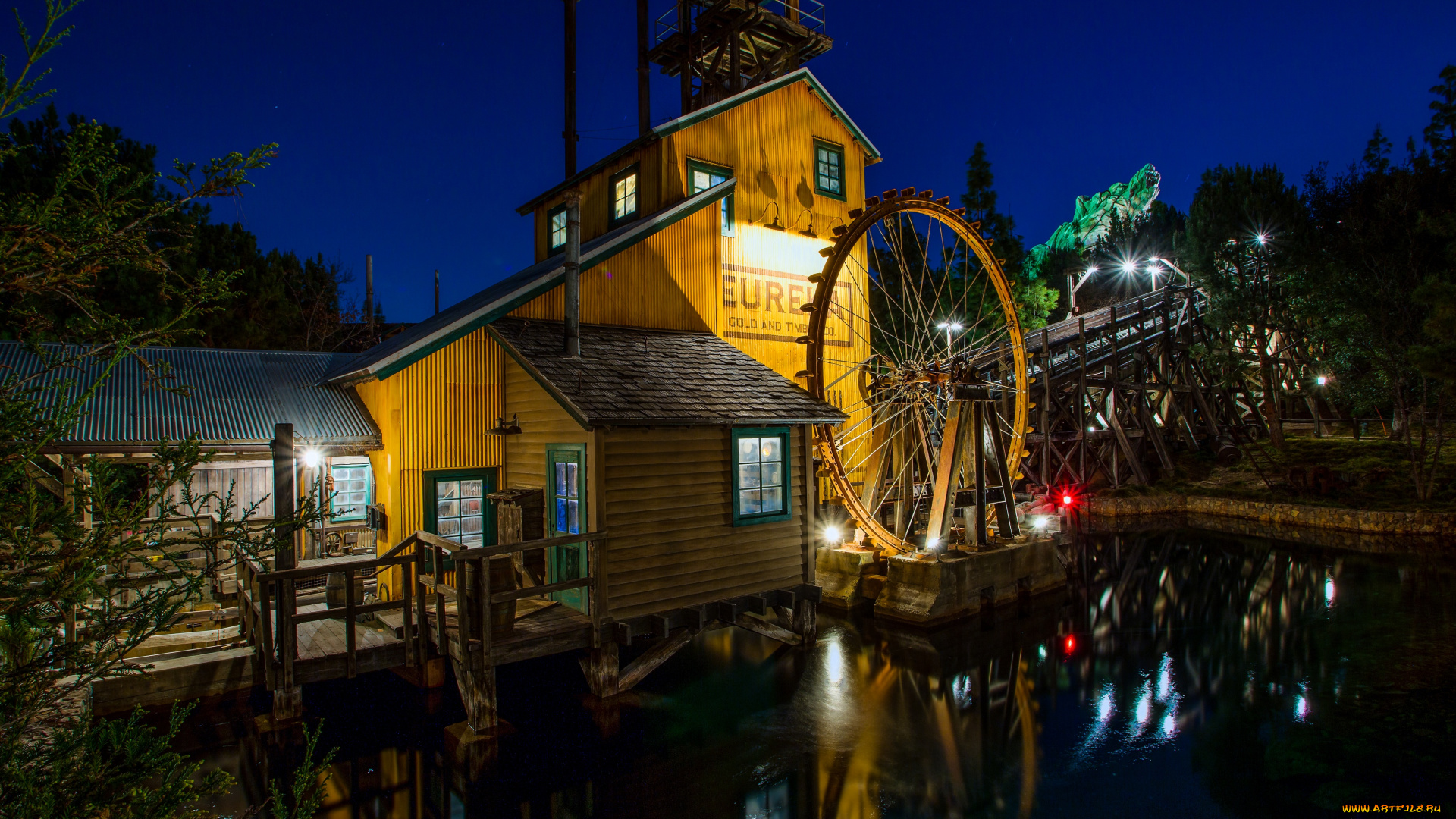 города, диснейленд, остров, приключений