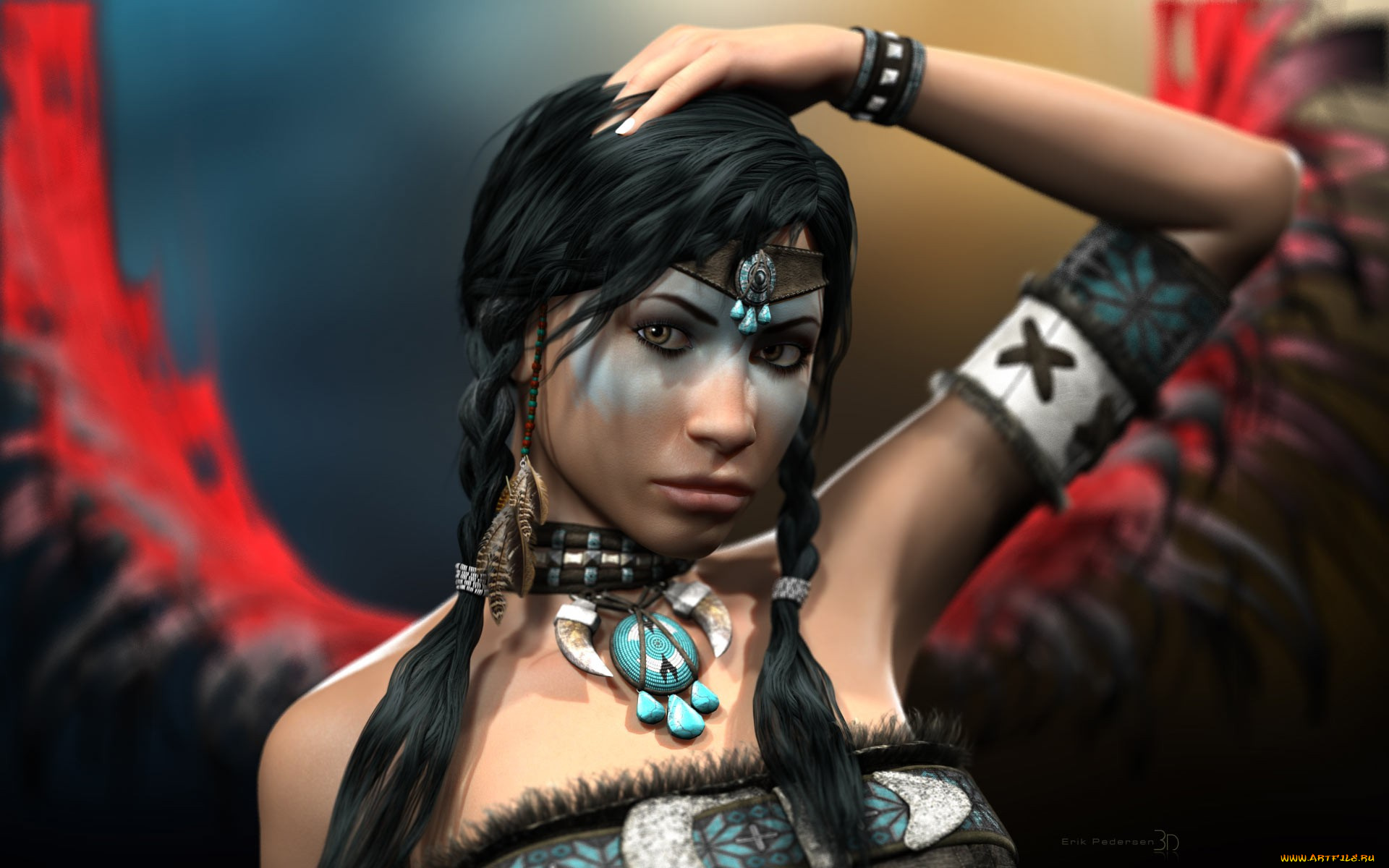 3д, графика, people, люди, девушка