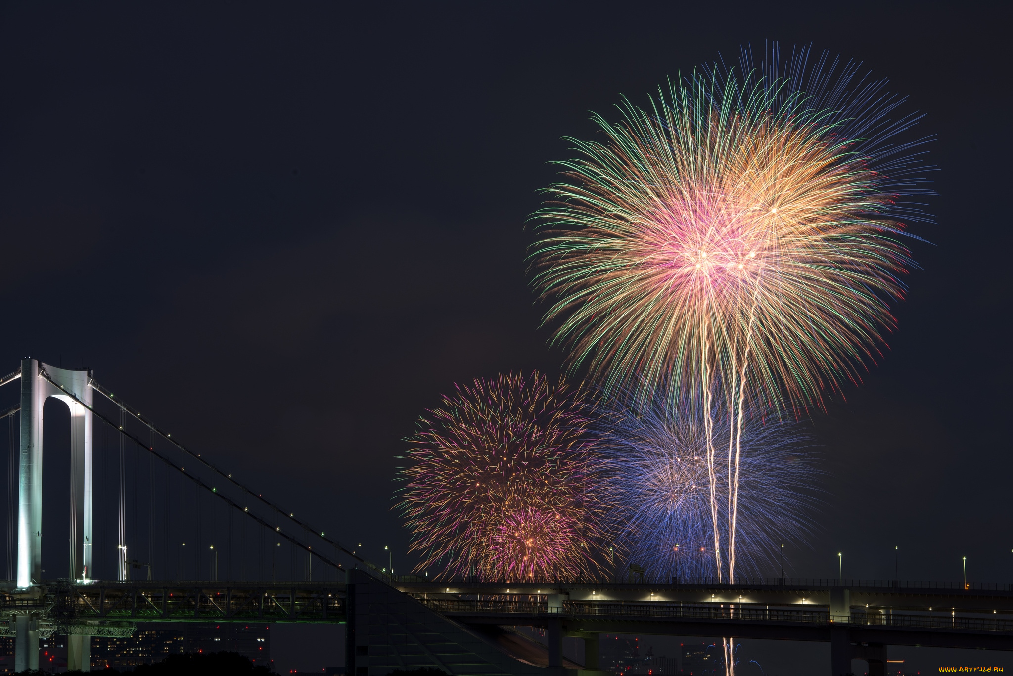 разное, салюты, фейерверки, праздник